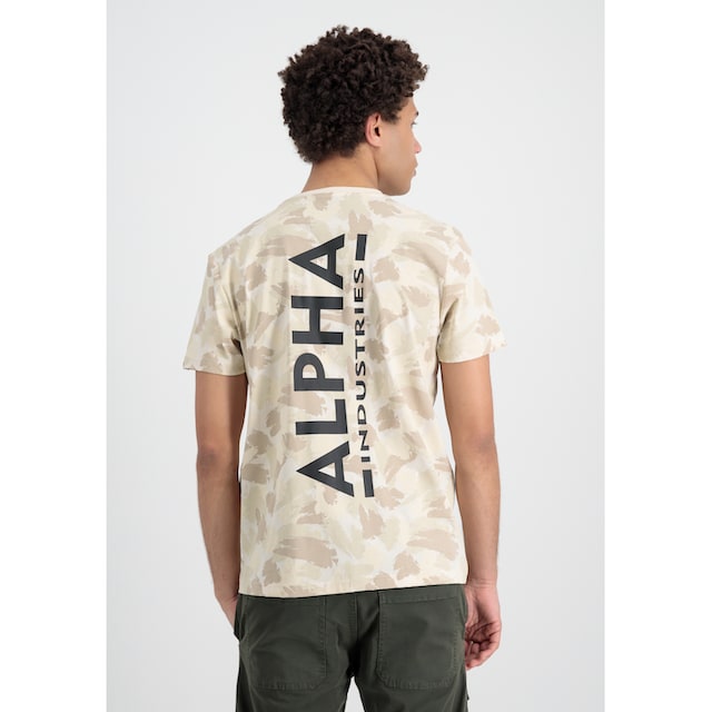 Black Friday Alpha Industries T-Shirt »Alpha Industries Men - T-Shirts Backprint  T Camo« | BAUR