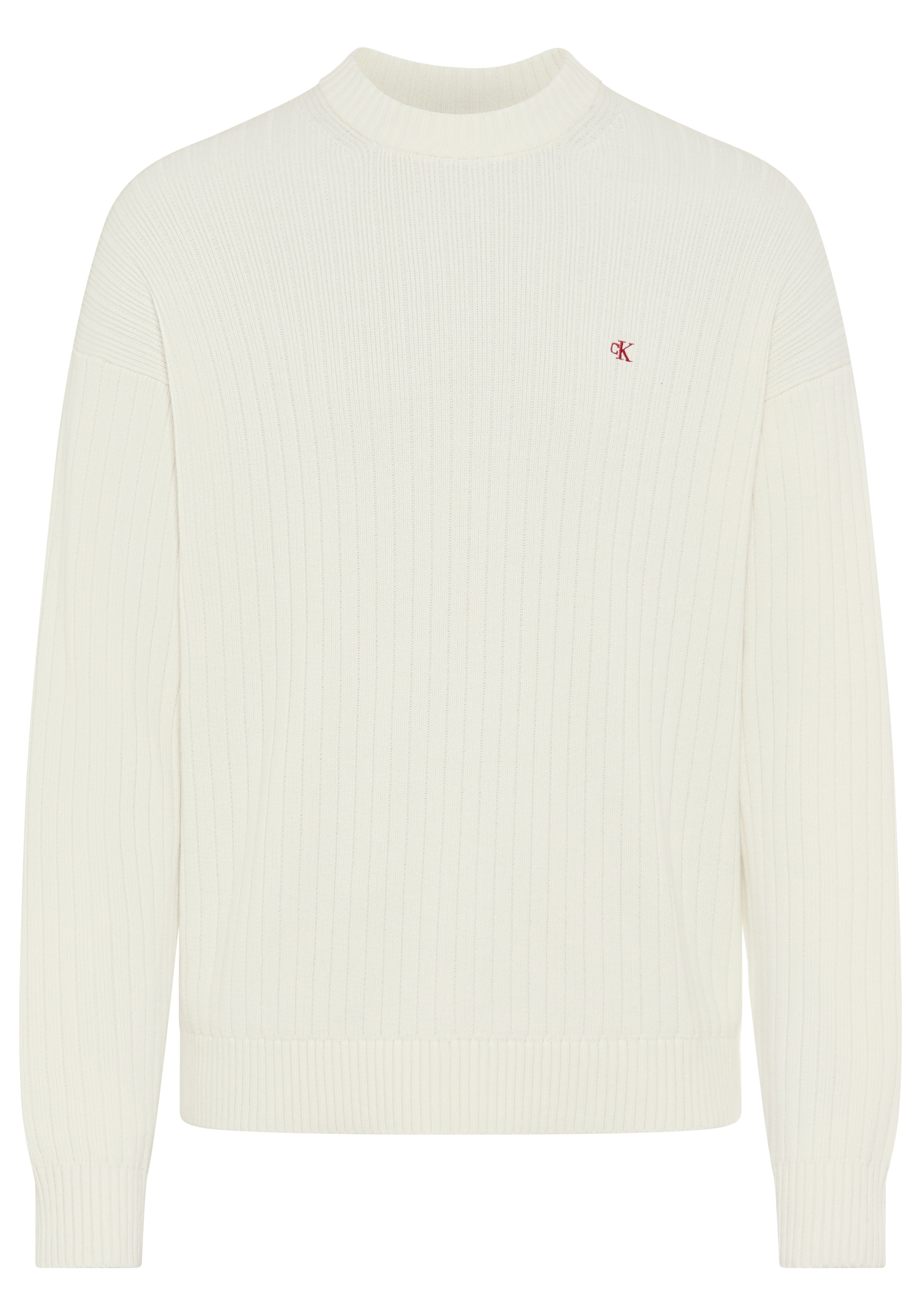 Calvin Klein Jeans Strickpullover Rundhalsausschnitt, Regular Fit günstig online kaufen