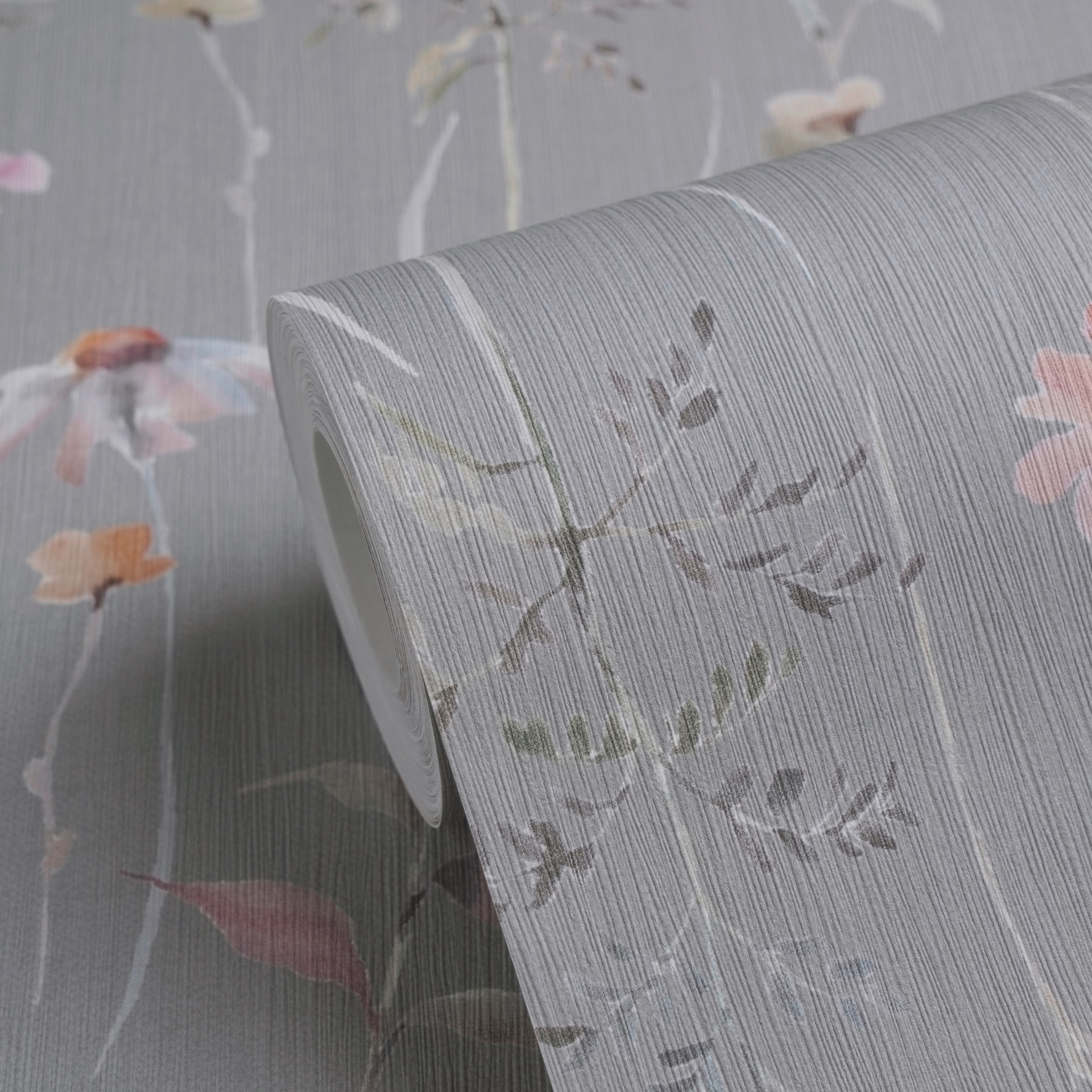 A.S. Création Vliestapete »Trend Spectrum Floral – Romantische Blütenranken Vliestapete« floral | geblümt | matt leicht strukturiert Romantische Blüten- und Blätterranken in harmonischer Farbwelt