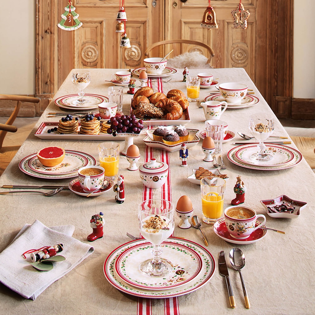 Villeroy & Boch Frühstücksteller »Frühstücksteller Sternschnuppe Winter Bakery Delight ø 21,5 cm bunt«