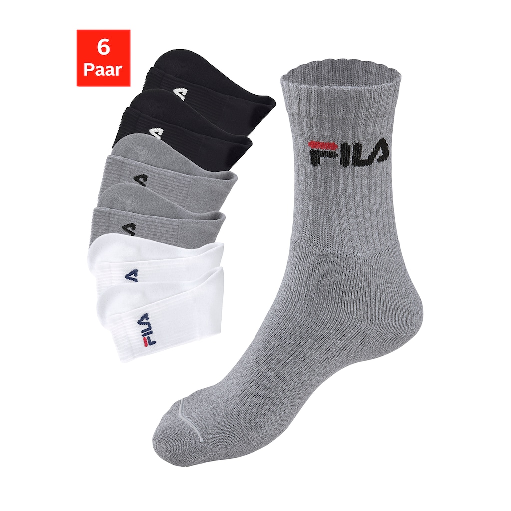 Fila Tennissocken, (6 Paar)