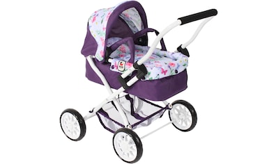 Puppenwagen »Smarty, Flowers lila«