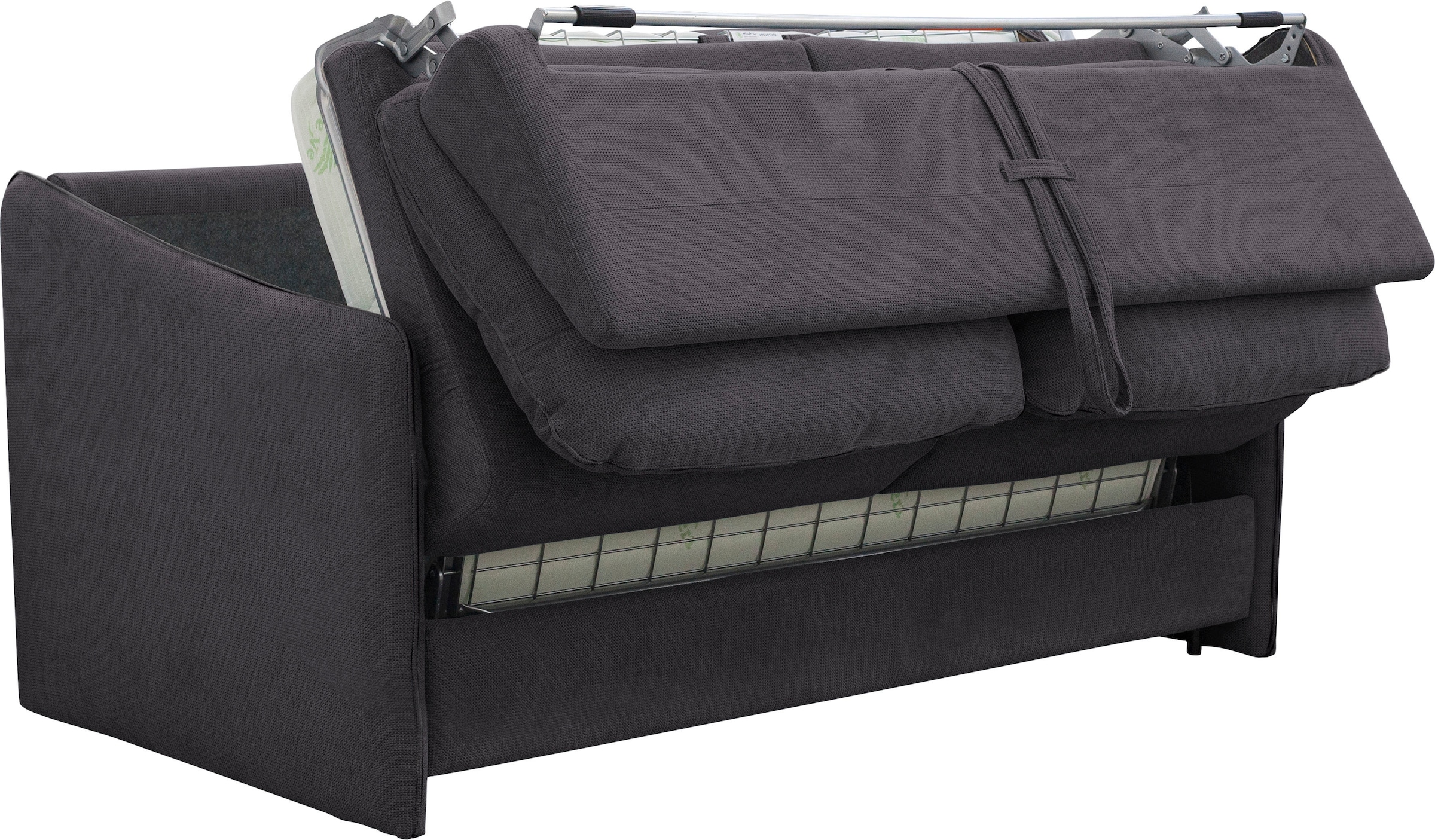 Nias Italia Schlafsofa »Forli«, | 140/209 cm und klappbaren Matratze BAUR Metallgestell, inkl. Liegefläche