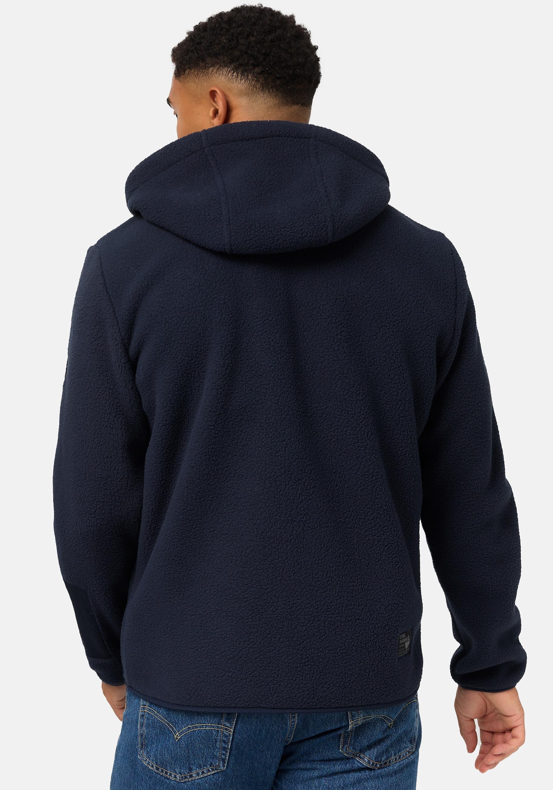 Stone Harbour Fleecejacke »Illian«, mit Kapuze, Sportliche Herren Fleece-Outdoorjacke mit Kapuze
