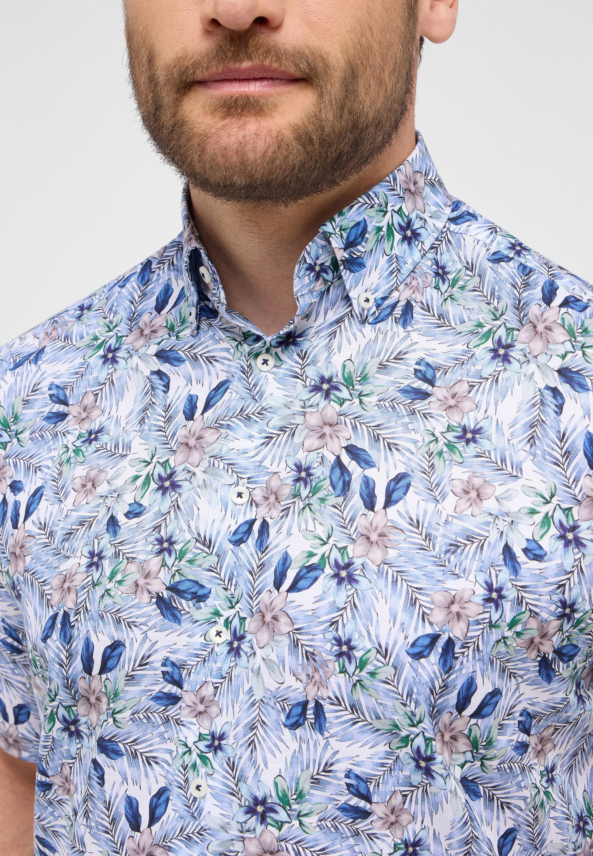 Thumbnail - Eterna Kurzarmhemd "COMFORT FIT" EASY IRON (bügelleicht)