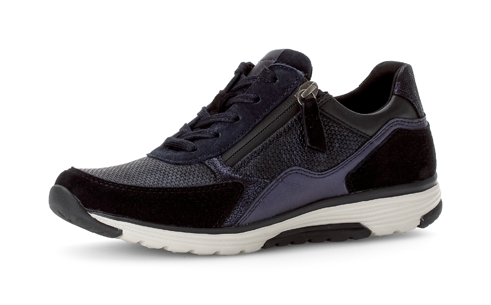 Gabor Rollingsoft Keilsneaker, Komfortschuh, Halbschuh, Schnürschuh mit Log günstig online kaufen