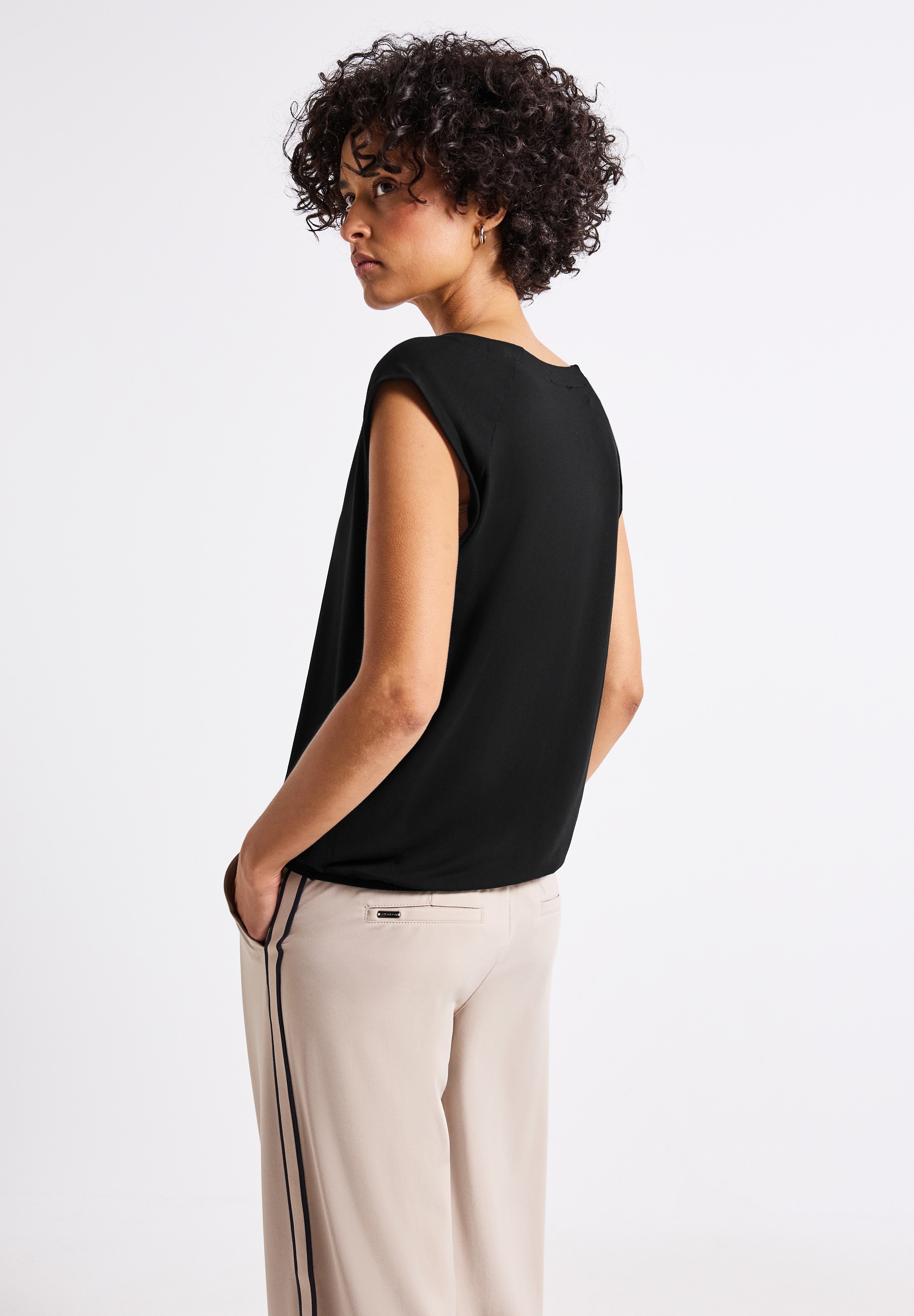 STREET ONE Tanktop aus Jersey in Unifarbe günstig online kaufen