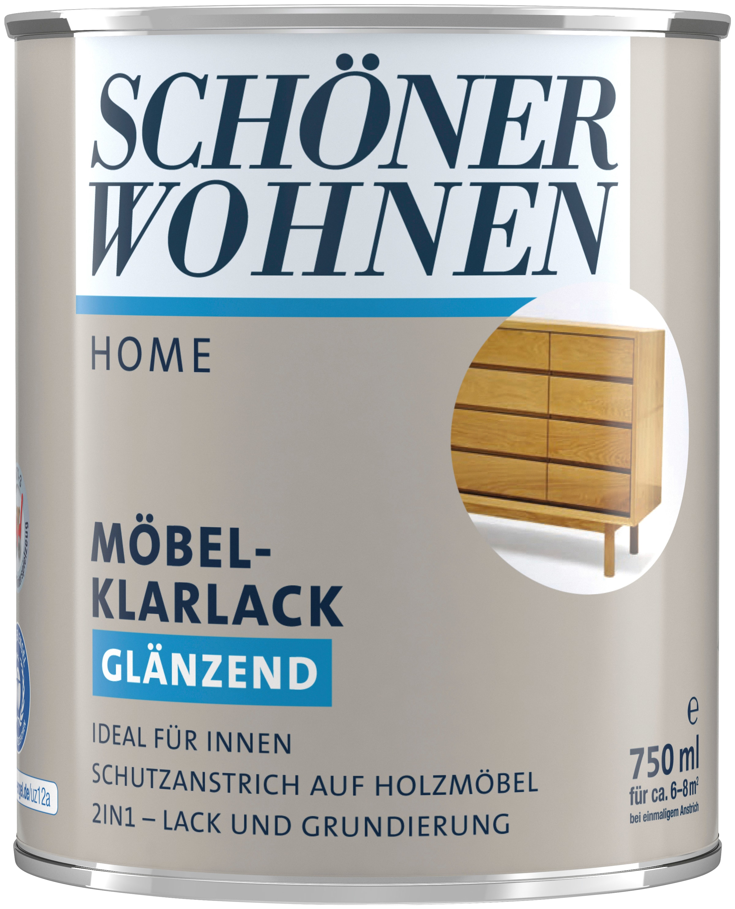 SCHÖNER WOHNEN FARBE Klarlack »Home Möbel-Klarlack«, 750 ml, farblos, glänzend, ideal...