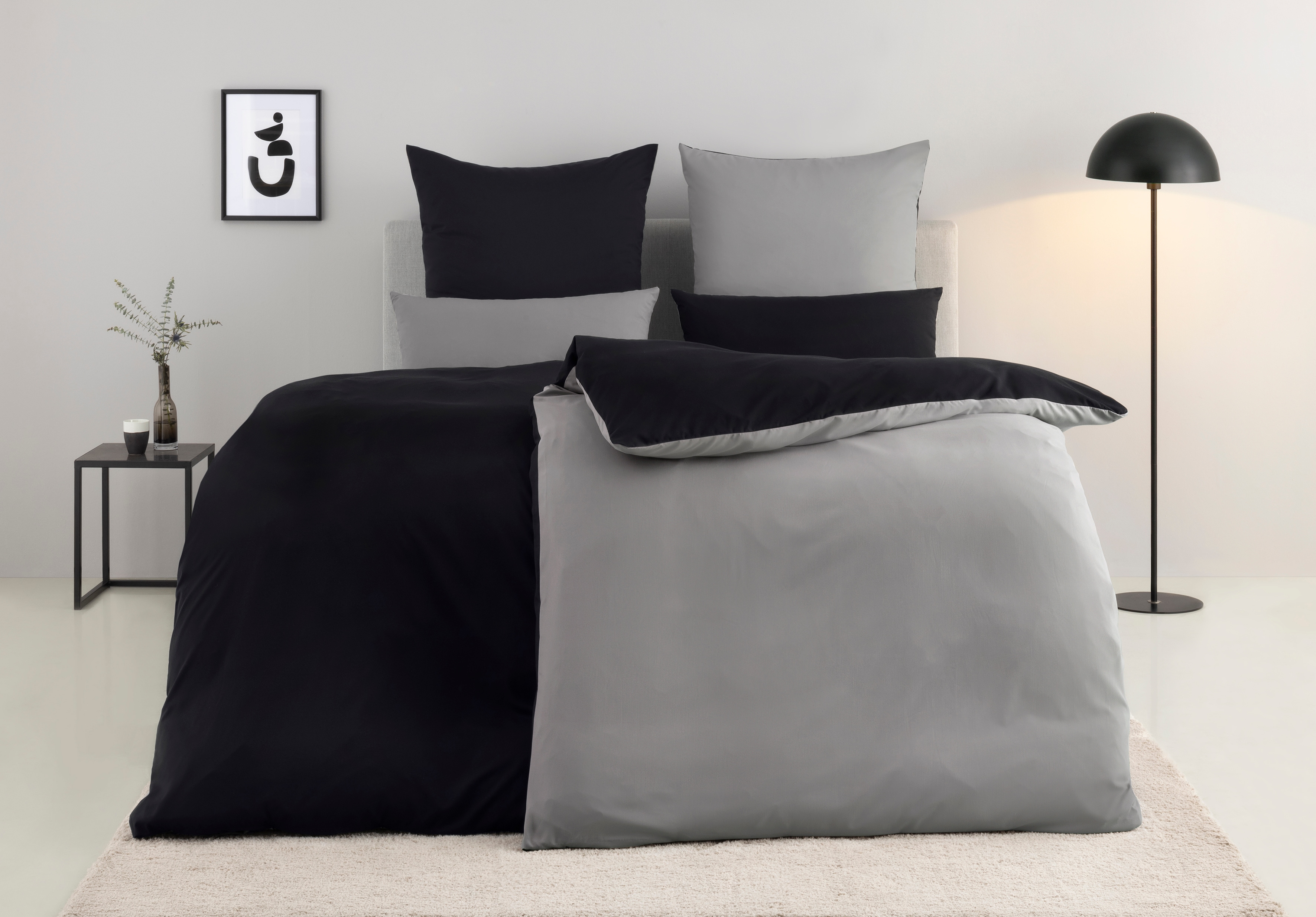 OTTO home "Desner2 100% Microfaser, extra weich, allergikerfreundlich" 3 Premium Qualität, uni, schnell trocknend, pflegeleicht, ab 135x200 cm