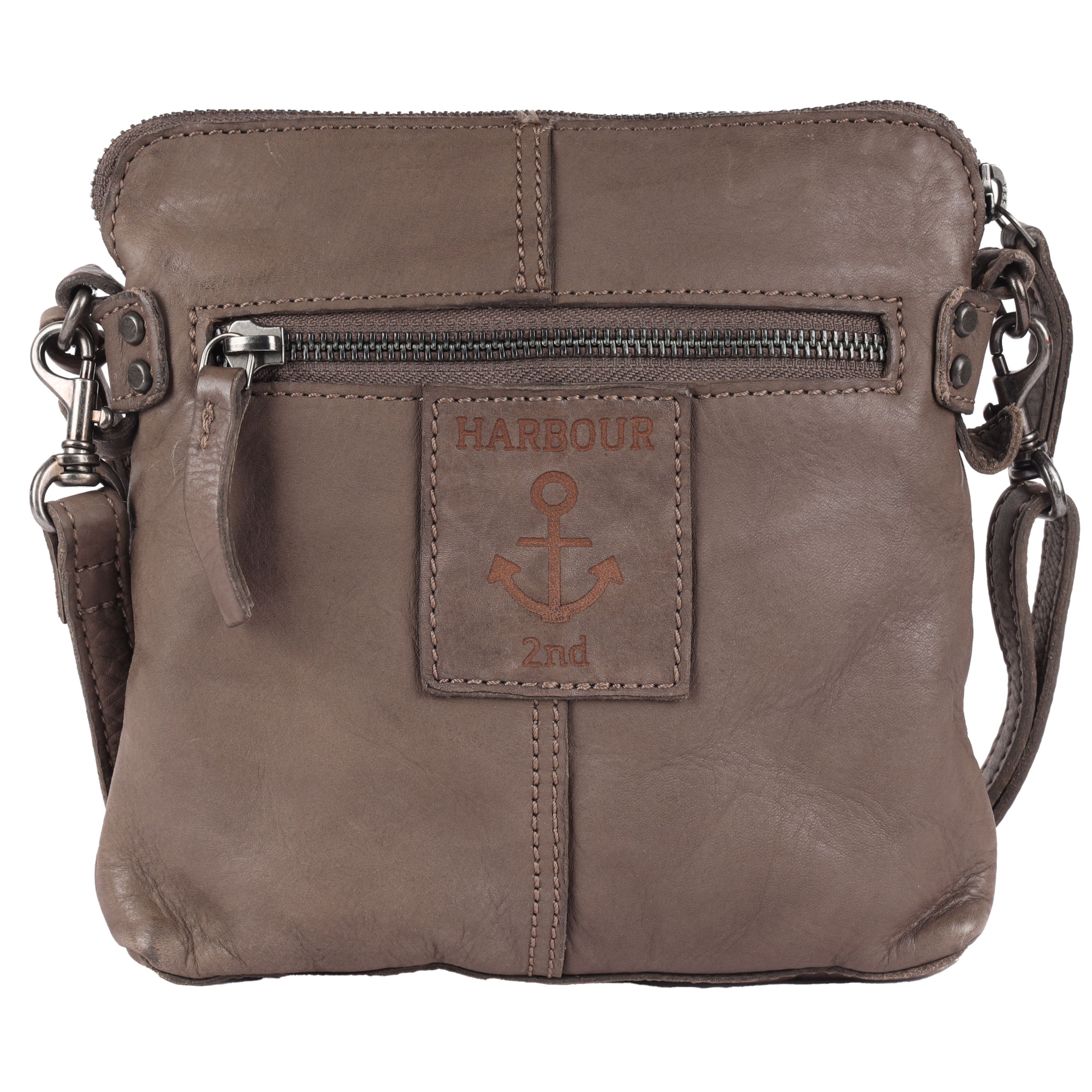 HARBOUR 2nd Handtasche »Taliza2«, Handtasche Damen Umhängetasche Schultertasche mit Logoanhänger