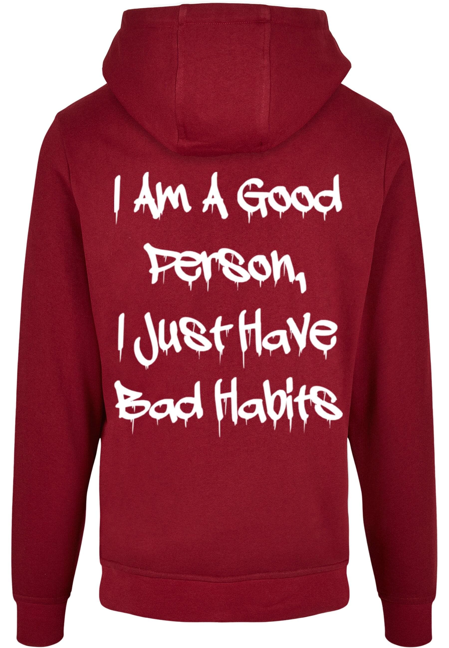 Merchcode Kapuzensweatshirt "Merchcode Herren Bad Habits Basic Hoody" günstig online kaufen