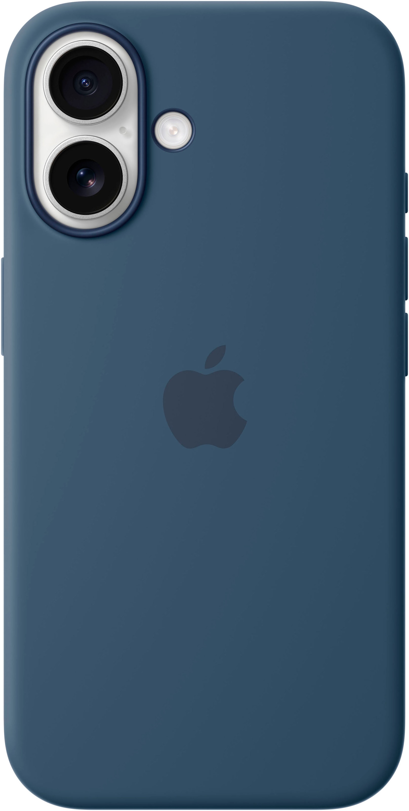 APPLE Smartphone-Hülle "iPhone 16 Silikon Case mit MagSafe", iPhone 16, blau, Hüllen