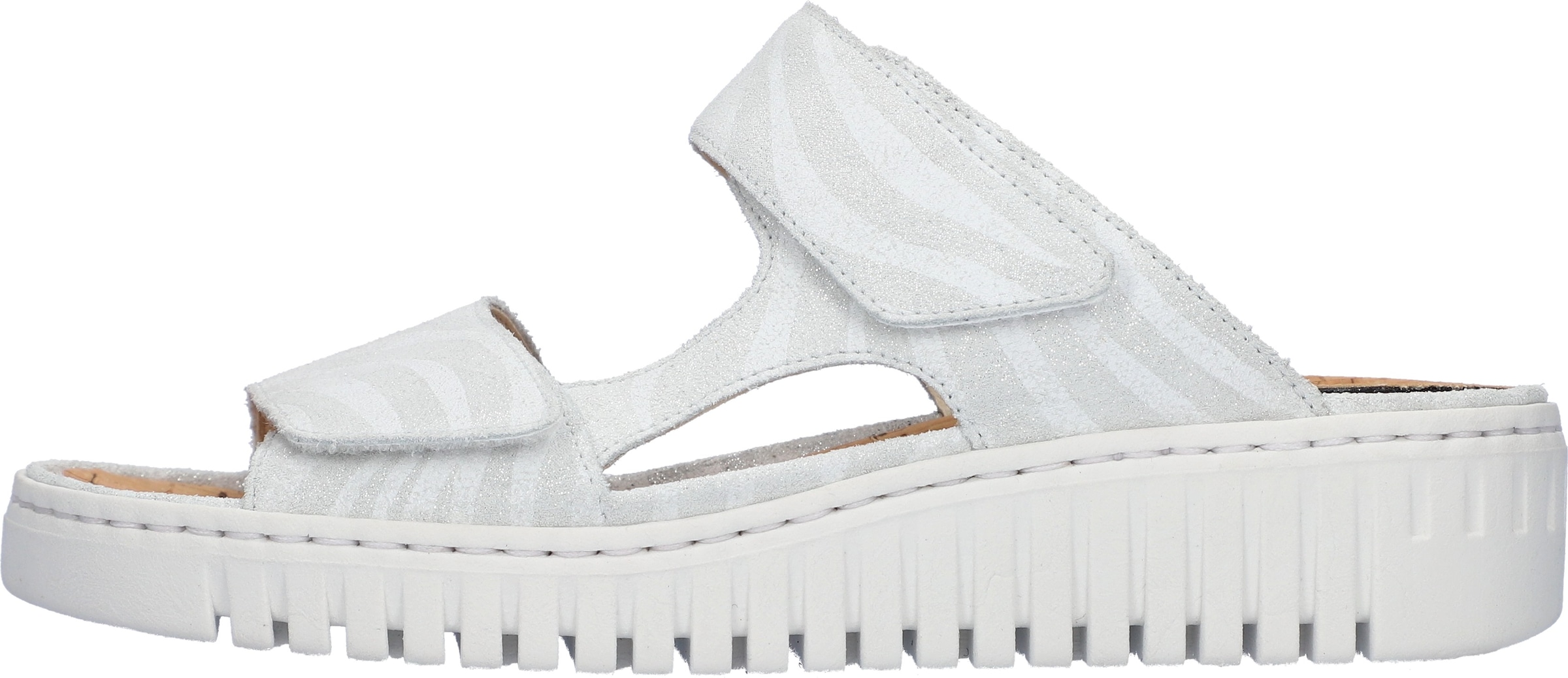 Waldläufer Pantolette »H-WILLOW«, Sommerschuh, Hausschuh, Klettschuh in Komfortweite H (= sehr weit)