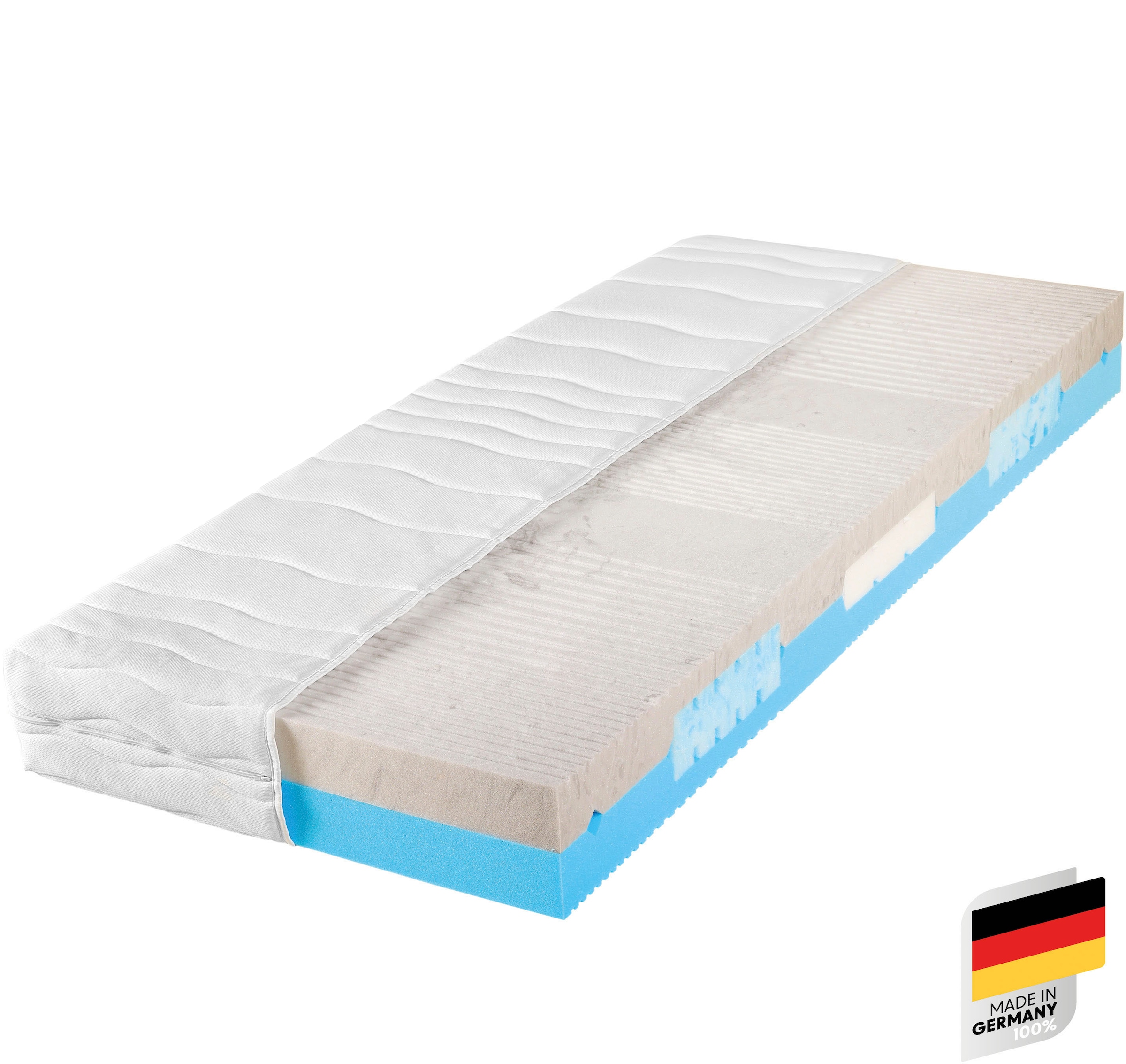 Beco Komfortschaummatratze "2 Dreams, Wendematratze mit 2 unterschiedlich festen Liegeseiten" 21 cm hoch Raumgewicht: 35 kg/m³ 1 Stk. tlg. Matratze in 90x200 cm und weiteren Größen, mit Gelschaumeinlagen