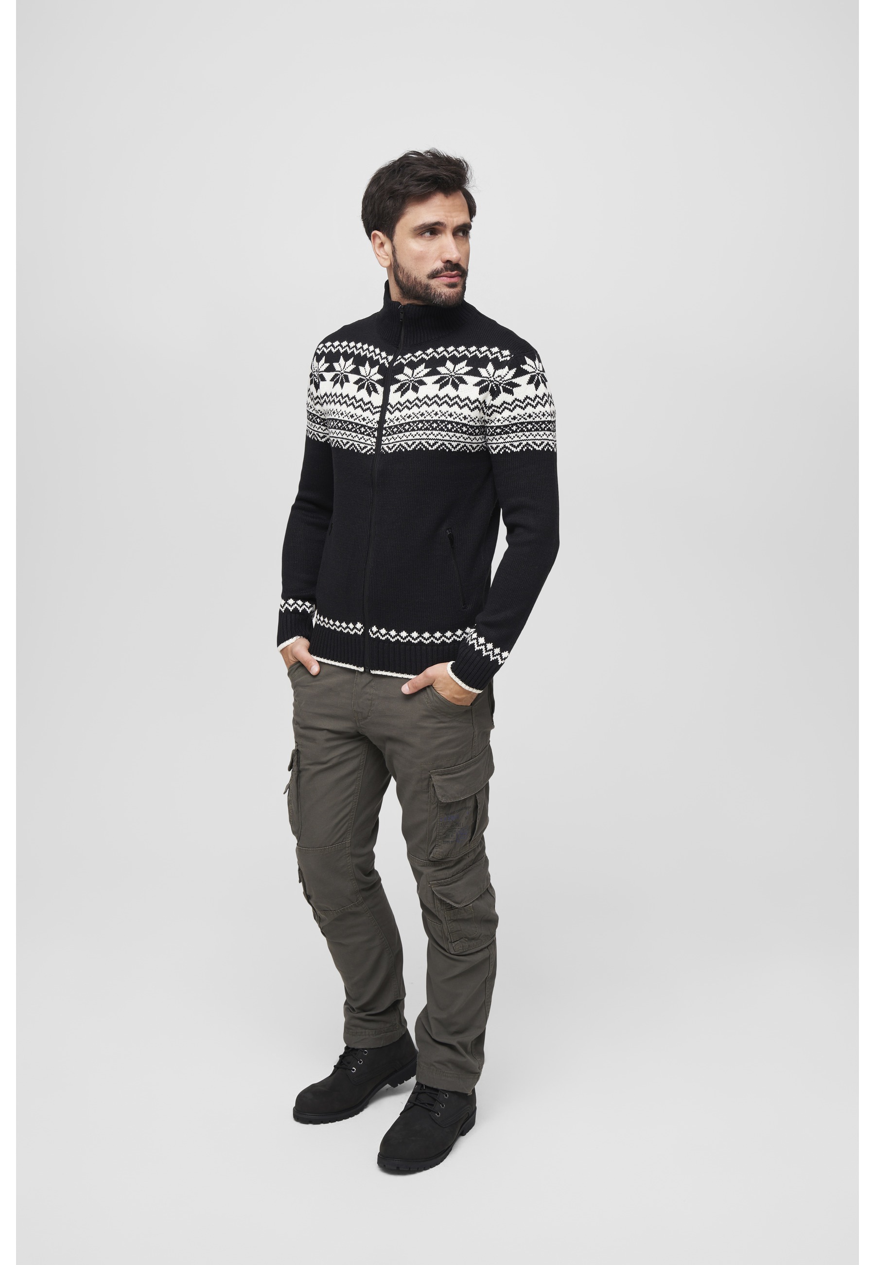 Brandit Strickjacke »Brandit Herren Cardigan Norweger« 1 Stk.