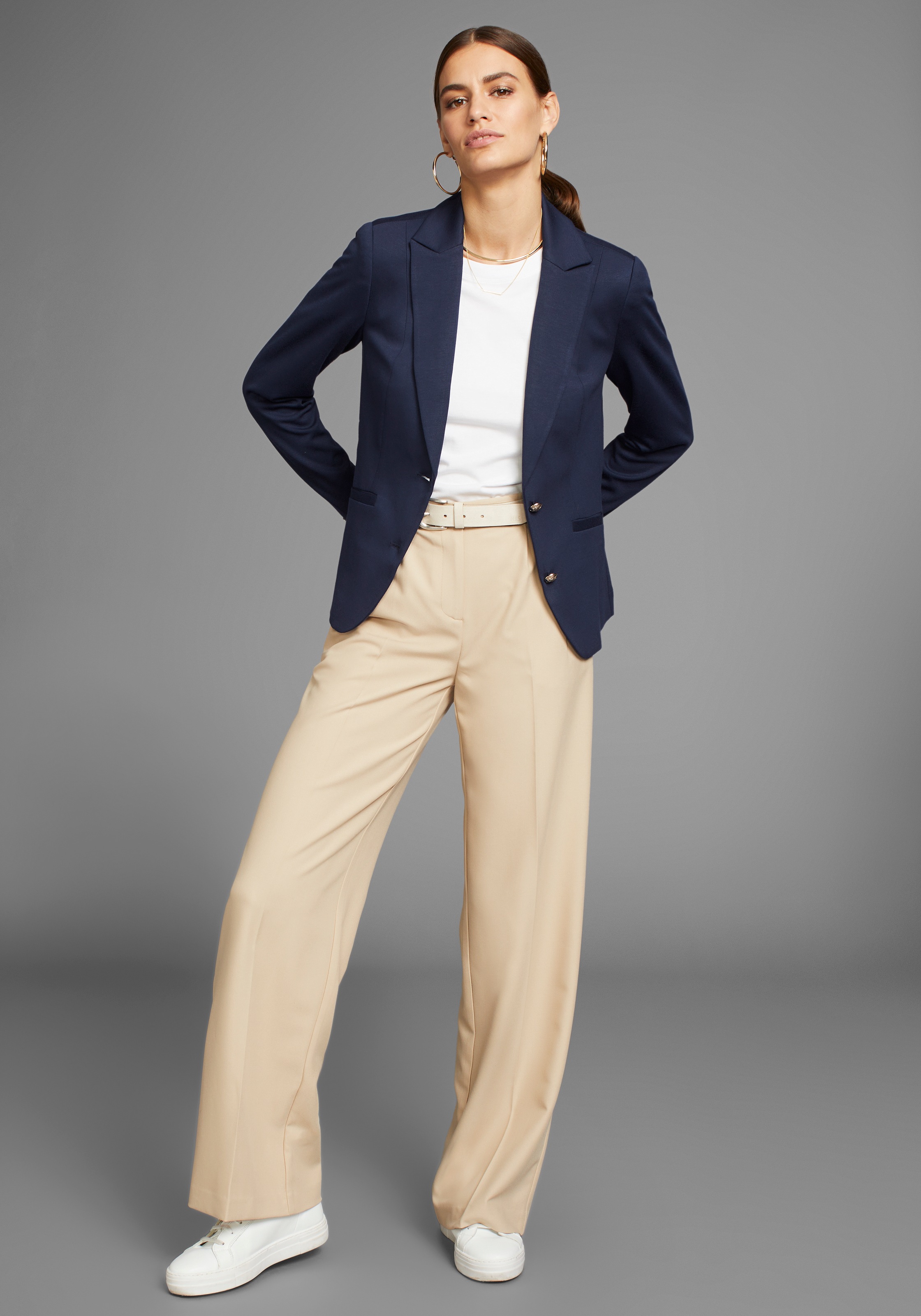 HECHTER PARIS Sweatblazer, mit eleganter Knopfleiste