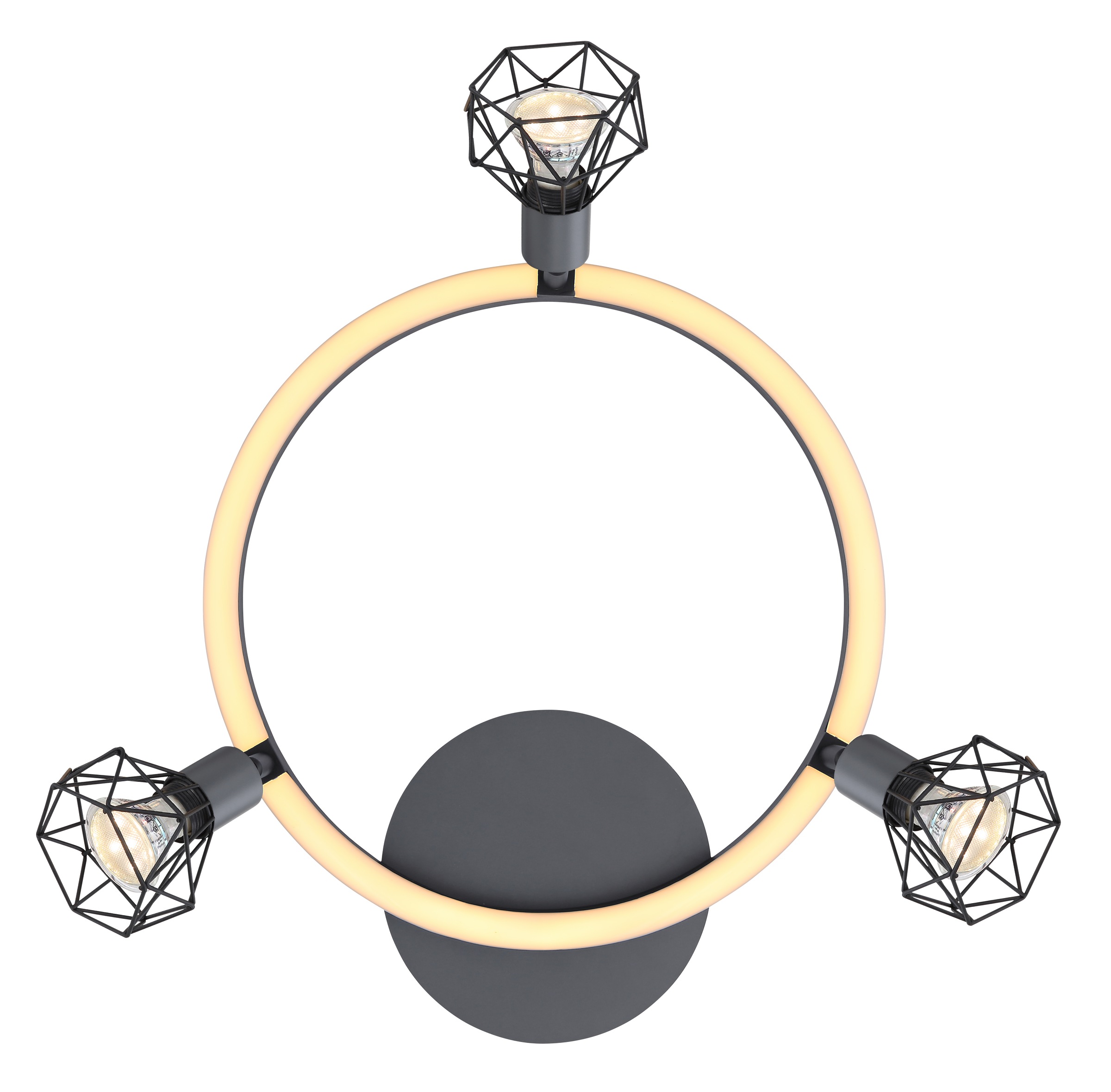 GLOBO LIGHTING Deckenstrahler »JUTTA« LED-Modul 1 Stk. Warmweiß