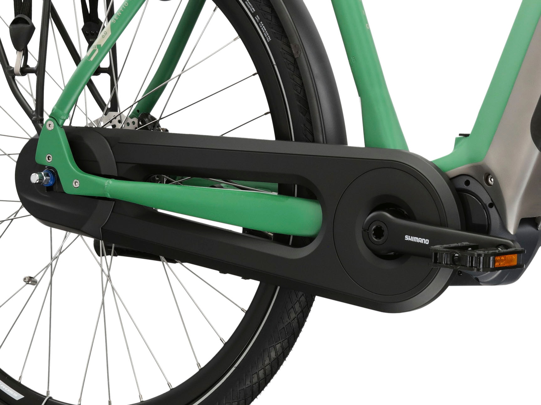 Kross E-Bike »KROSS E-Citybike Damen Sentio 6.0 28" grün«, 8 Gang, Shimano, Nexus, Mittelmotor 250 W