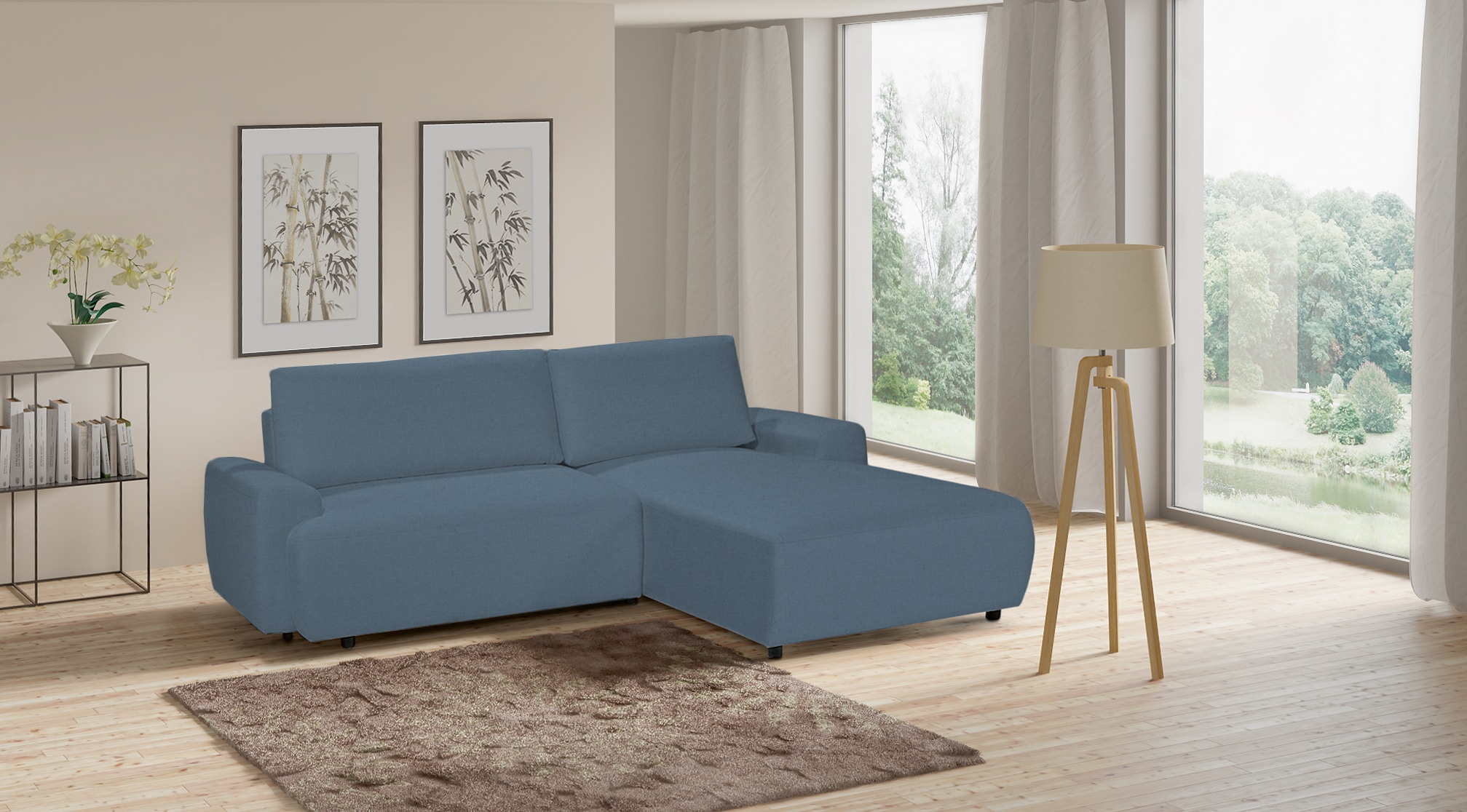 exxpo - sofa fashion Ecksofa "Gato, Designsofa mit hohem Sitzkomfort, L-For günstig online kaufen