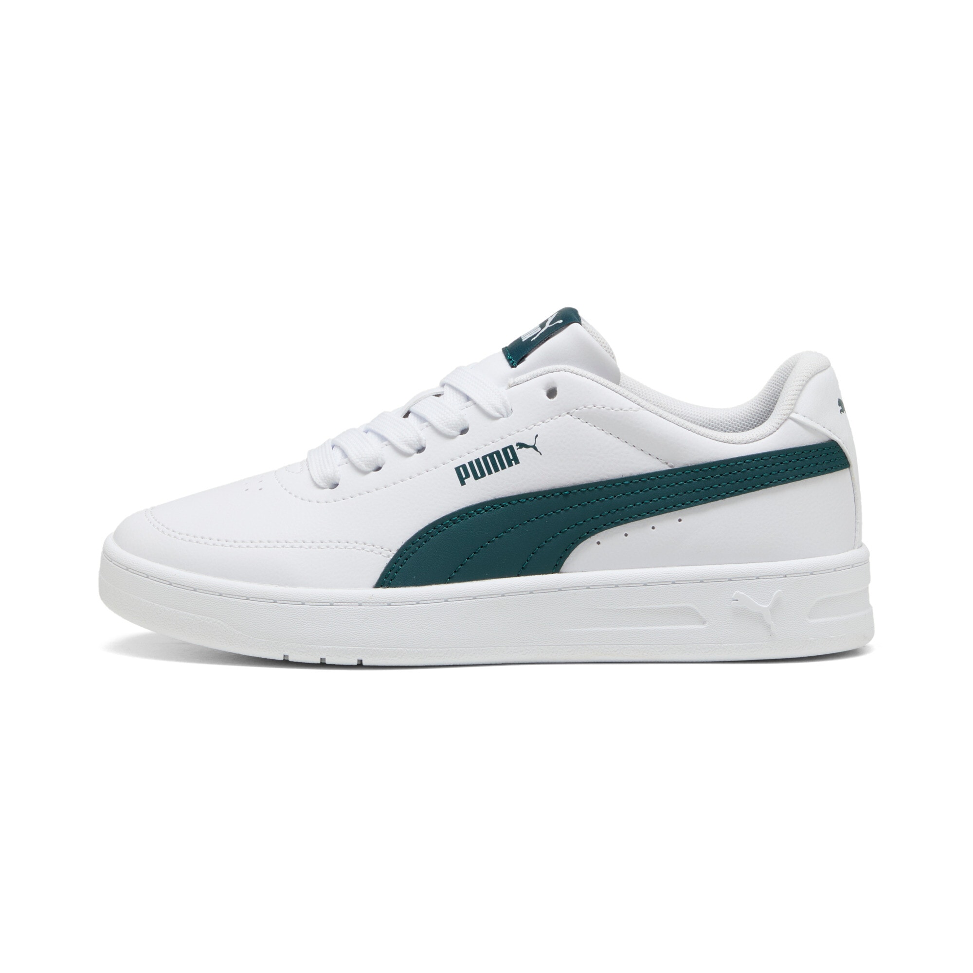 PUMA Sneaker »COURT CLASSIC CLEAN JR«  mit Gummilaufsohle, mit leichtem Profil, Obermaterial aus Synthetik