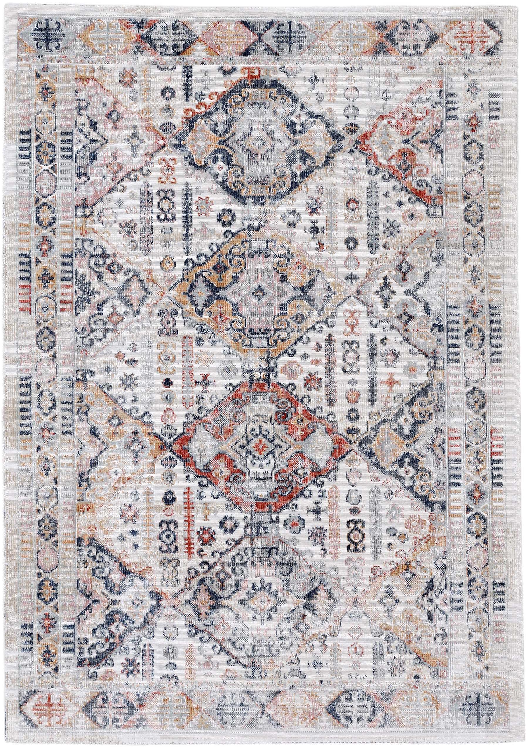 carpetfine Teppich "Omen 2" rechteckig 3 mm Höhe Orient Vintage Look günstig online kaufen