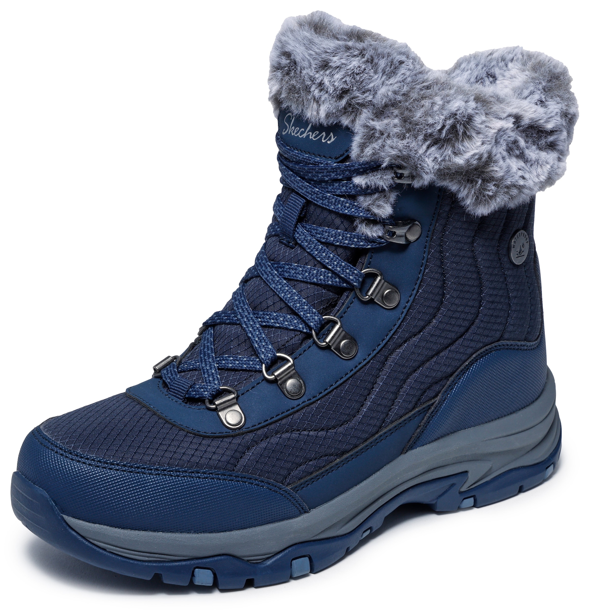 Skechers Winterboots "TREGO-STORMIE" Snowboots, Schnürstiefel mit rutschhem günstig online kaufen