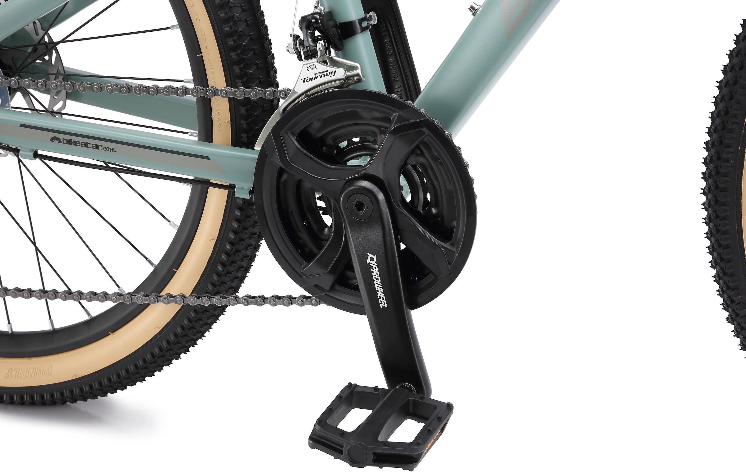 Bikestar Jugendfahrrad, 21 Gang, Shimano, RD-TY21 Schaltwerk, Kettenschaltung