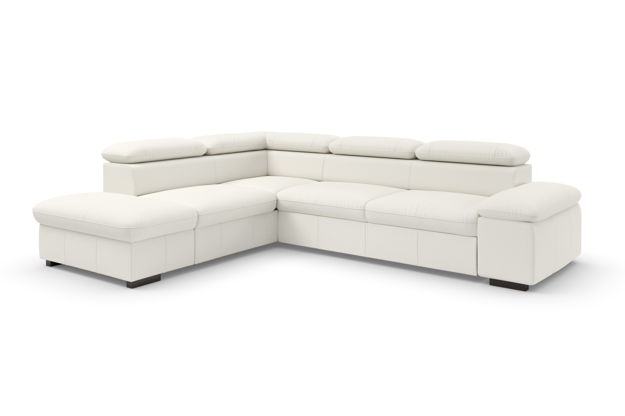 Home affaire Ecksofa »Alberto L-Form«, mit Kopfteilverstellung, wahlweise mit Bettfunktion