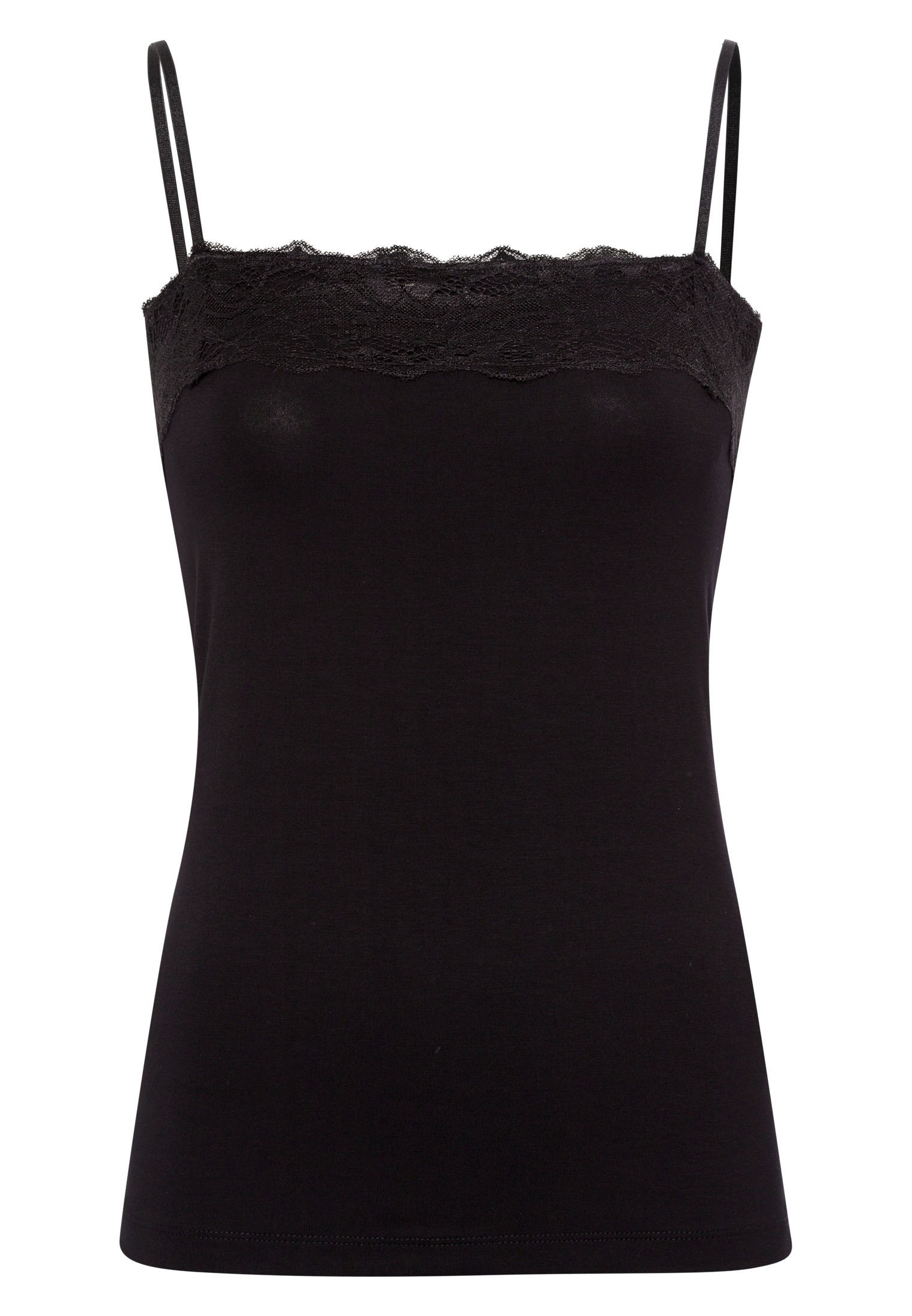 Zero Tanktop »zero Top mit Spitzenkante Style Tessa«, Spitze