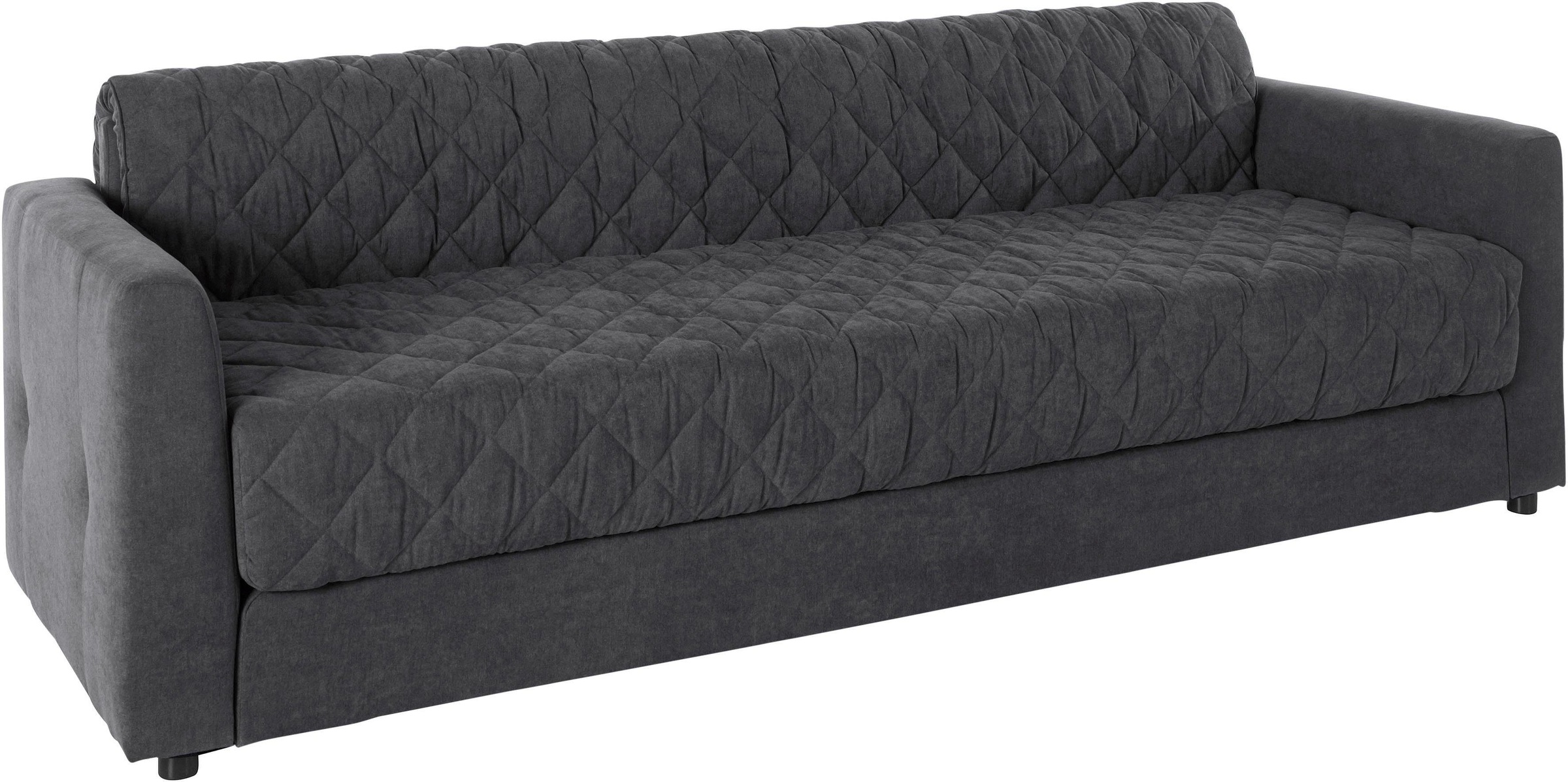 Home affaire Schlafsofa "Kelly" Topper inklusive; mit Federkern, Bezug ist günstig online kaufen