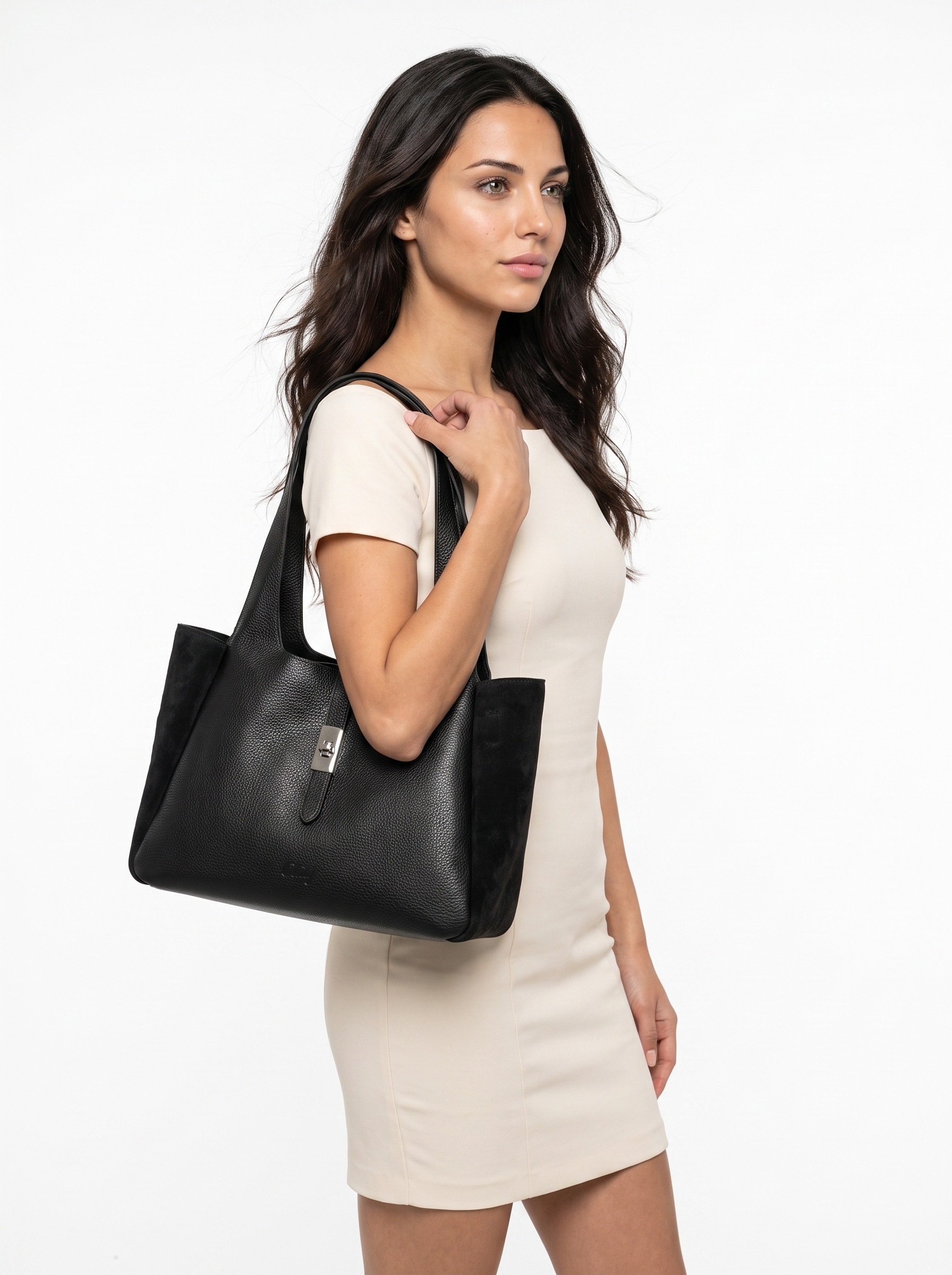 Cluty Shopper »CLUTY Damen echt Leder, Made in Italy« echt Leder, Made in Italy