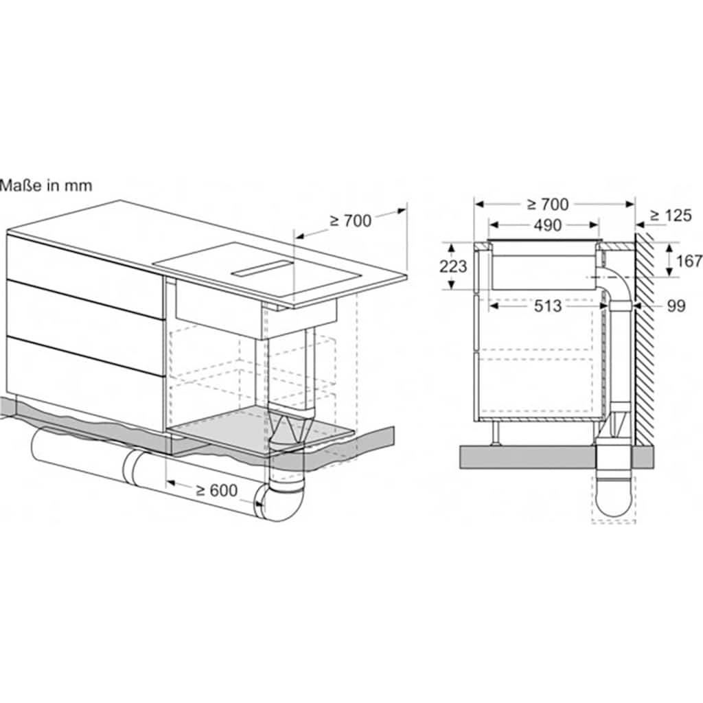 Constructa Backofen-Set »CX5PM801«, CX5PM801, mit Teleskopauszug nachrüstbar, Pyrolyse-Selbstreinigung