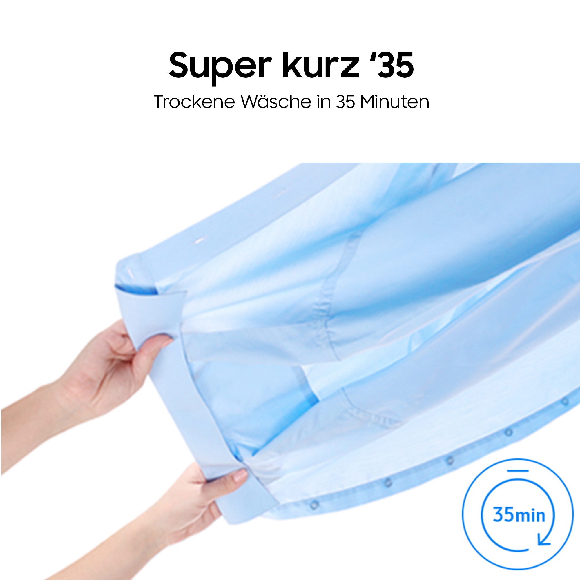 Samsung Wärmepumpentrockner »DV80DG52B0TEEG« DV5000 Optimal Dry-Sensorgesteuertes Trocknen für weniger Energieverbrauch