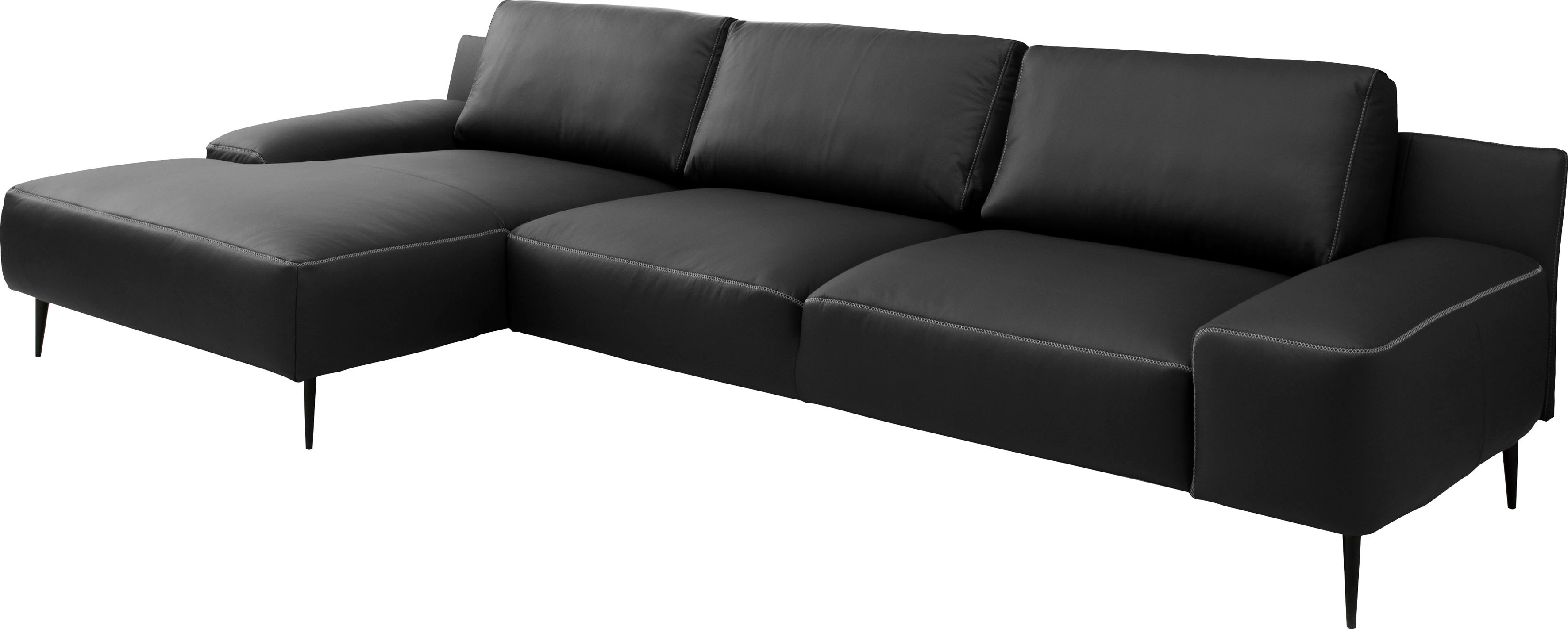 Thumbnail - designwerk Ecksofa "Forma L-Form, zeitloses Designsofa mit aktuellem Fuß", in hochwertiger Verarbeitung & tollem Sitzkom...