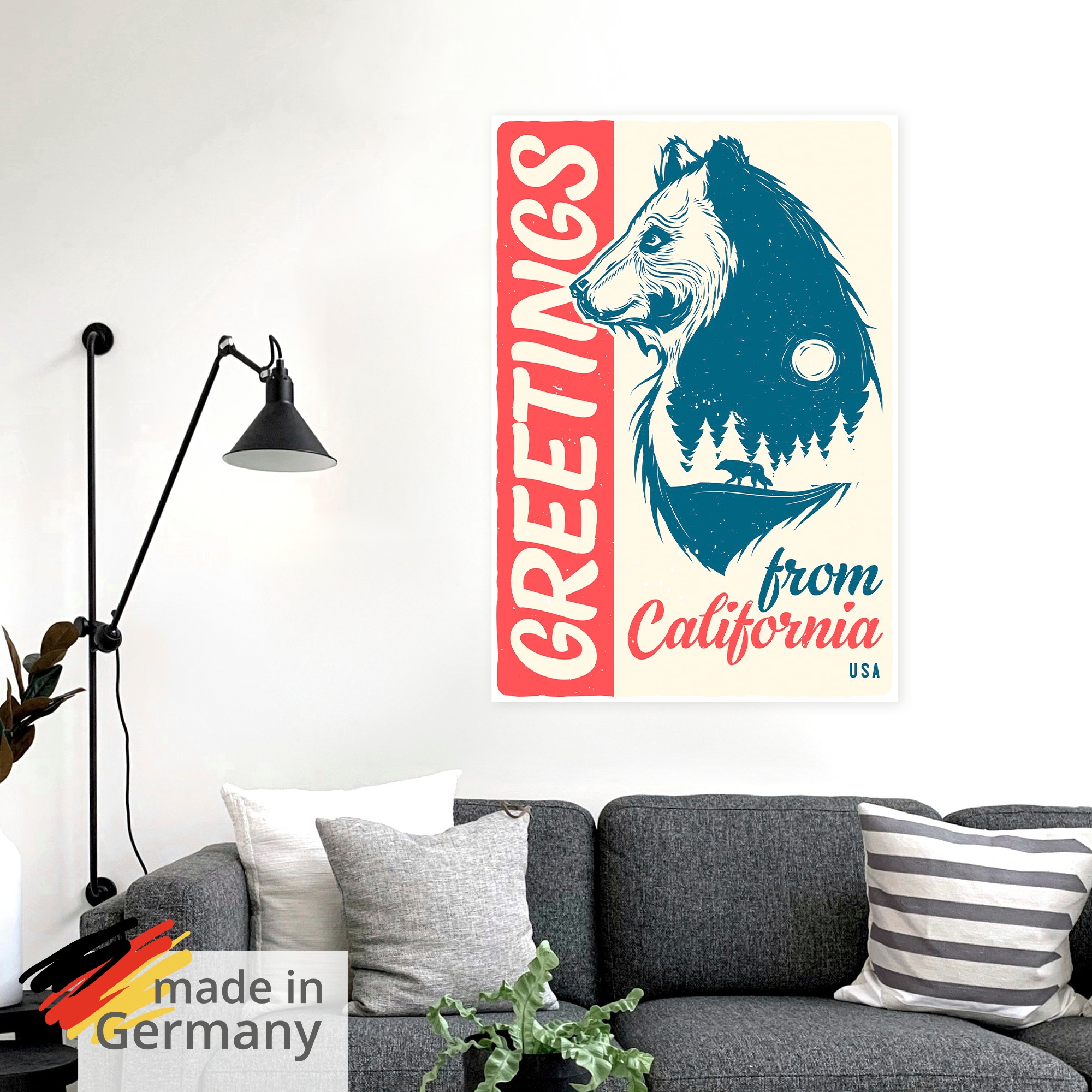 Artland Wandbild "Kalifornien" 1 Stk. tlg. als Alubild, Leinwandbild, Poster, Wandaufkleber in verschied. Größen