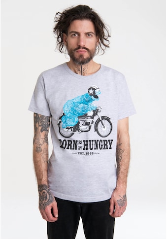 T-Shirt »Sesamstrasse - Krümelmonster Motorrad«