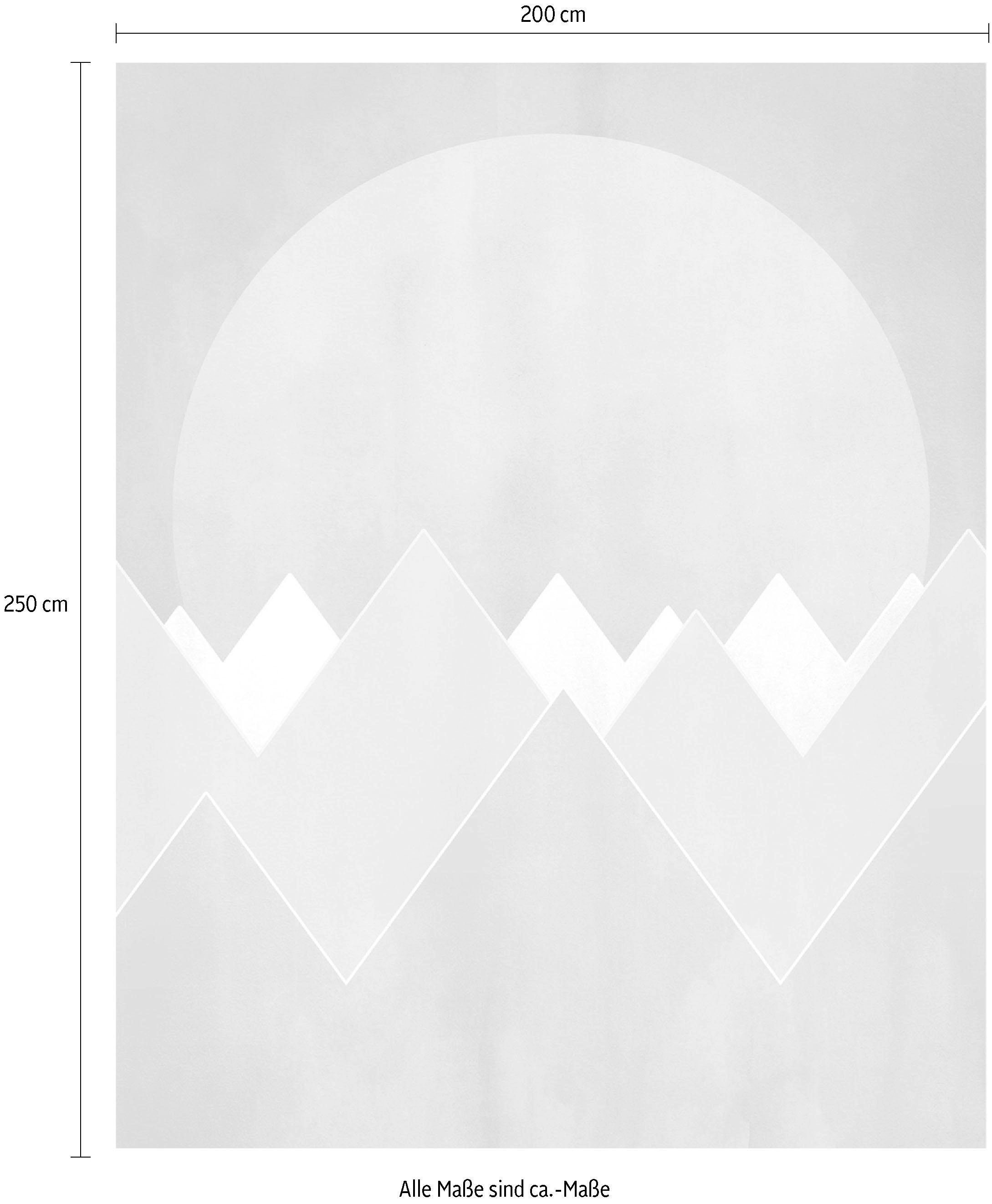 Komar Vliestapete »Digitaldruck Vlies -  Sunrise Gentle - Größe 200 x 250 cm« bedruckt glatt Wohnzimmer, Schlafzimmer