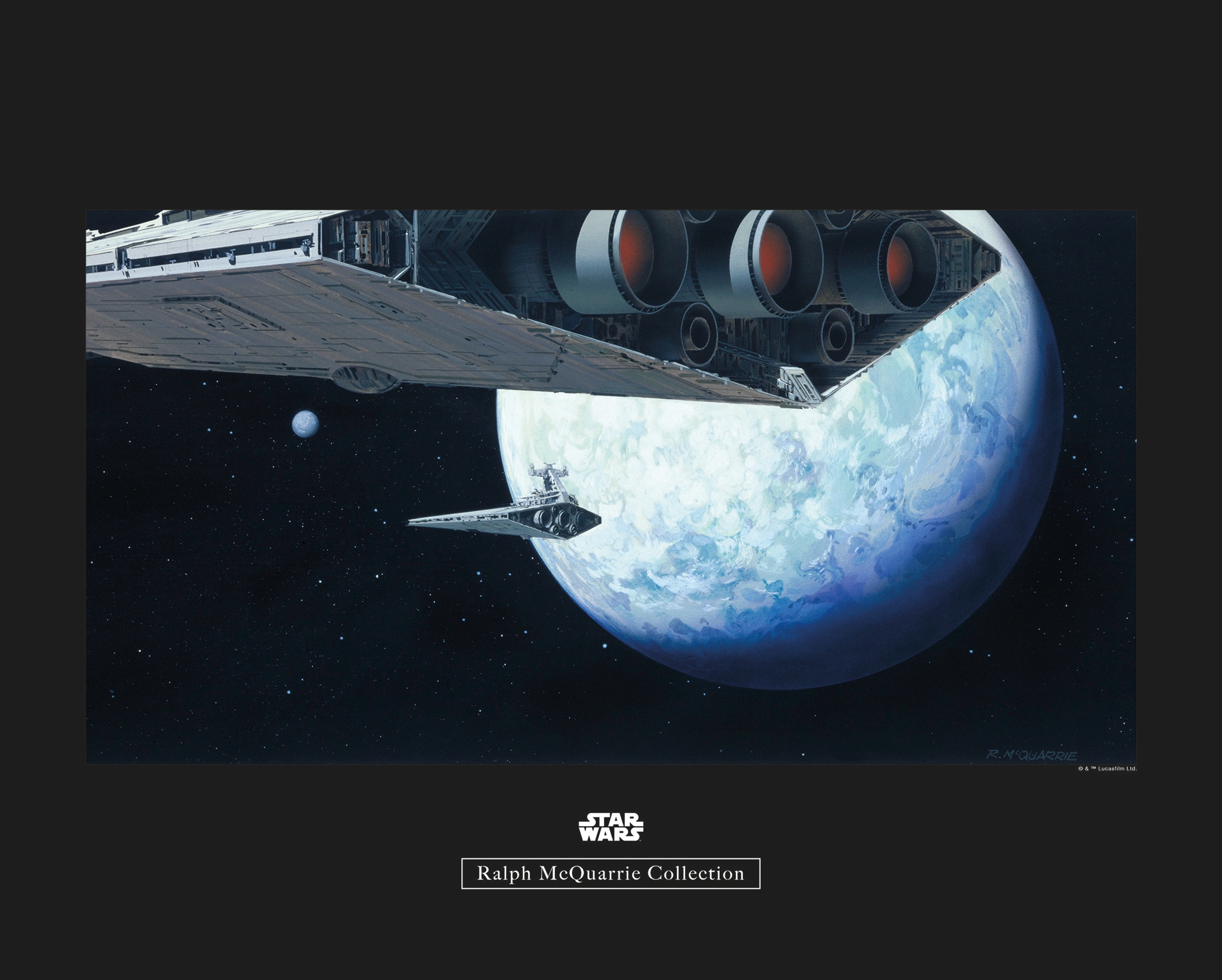 Komar Bild »Star Wars Classic RMQ Hoth Orbit«, Star Wars, (1 St.), Wandbild zur Dekoration im Kinderzimmer - ohne Rahmen