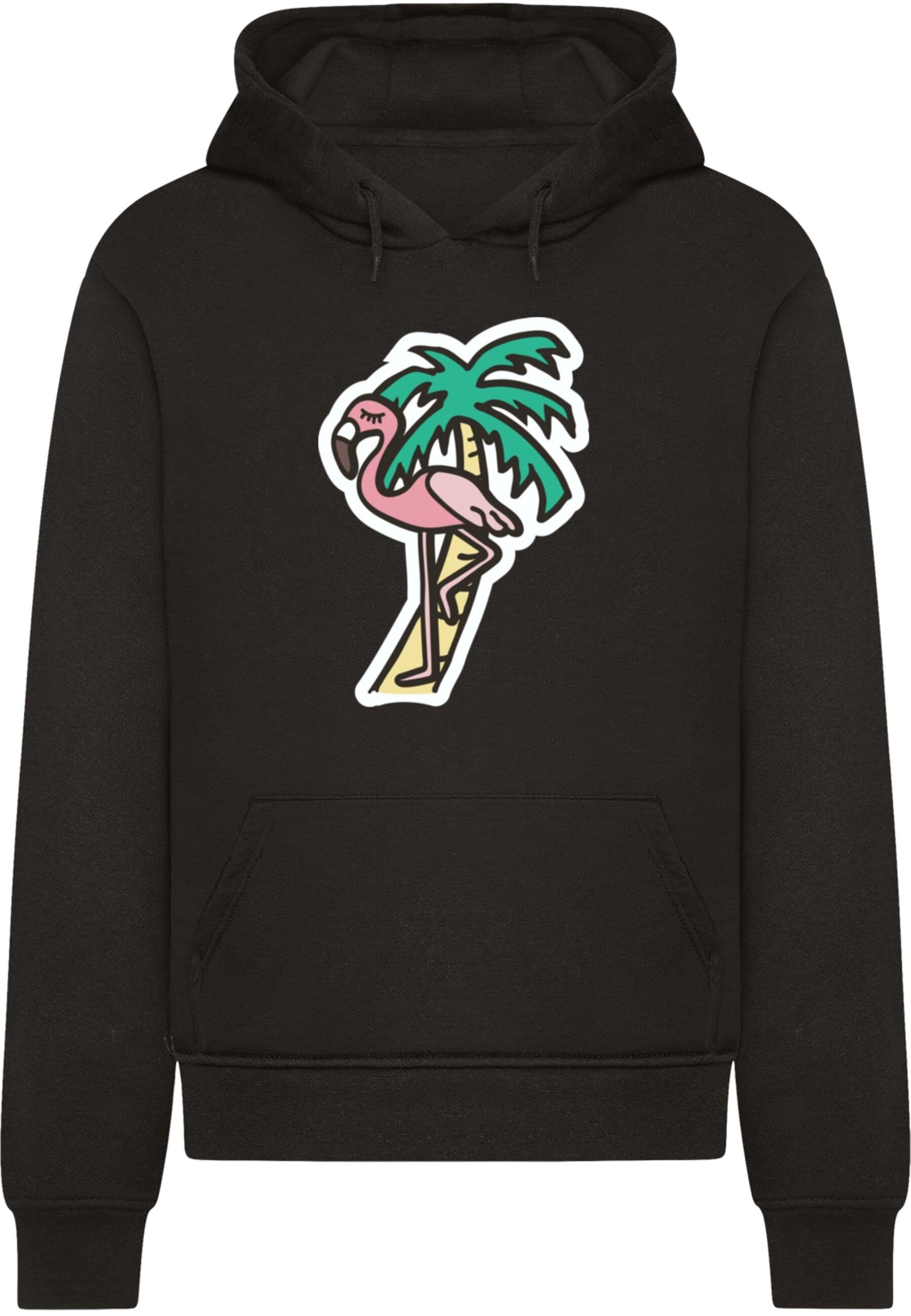 MisterTee Kapuzensweatshirt "MisterTee Flamingo Hoodie" 1 Stk. tlg. günstig online kaufen