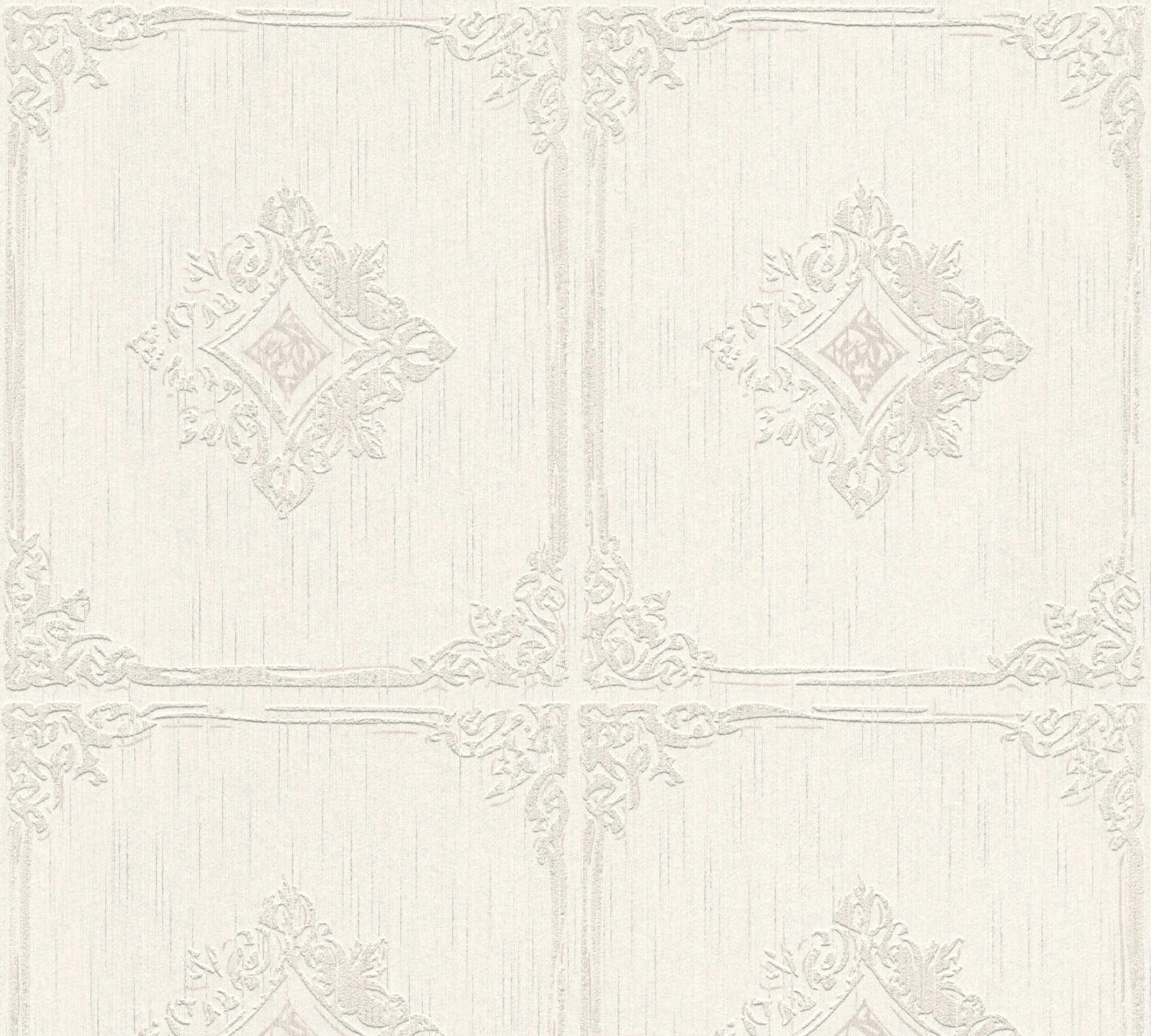 Architects Paper Textiltapete "Tessuto" Barock Gemustert Ornamental Leicht Strukturiert Tapete Barock Tapeten Wohnzimmer Schlafzimmer Küche Modern