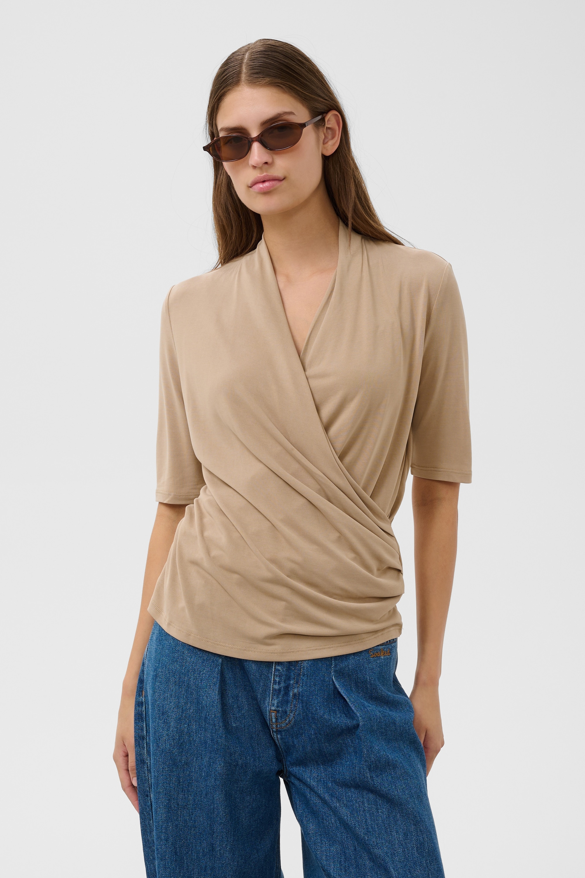 SOAKED IN LUXURY Langarmbluse »Damen Bluse langarm SLColumbine«