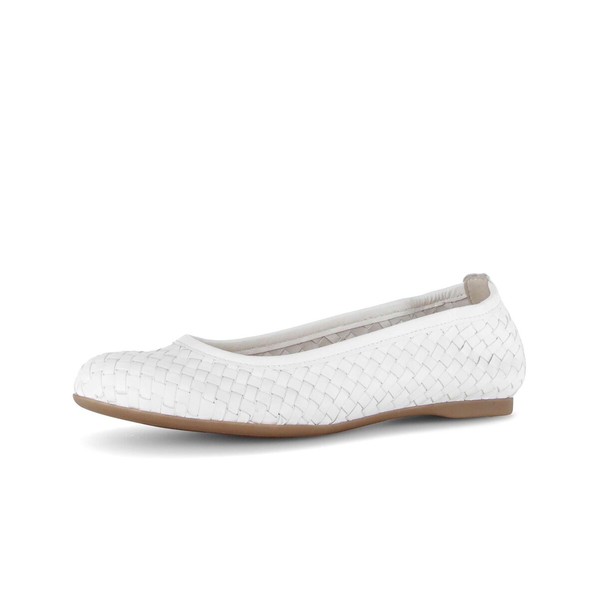 Gabor Ballerina Flats Cream 42