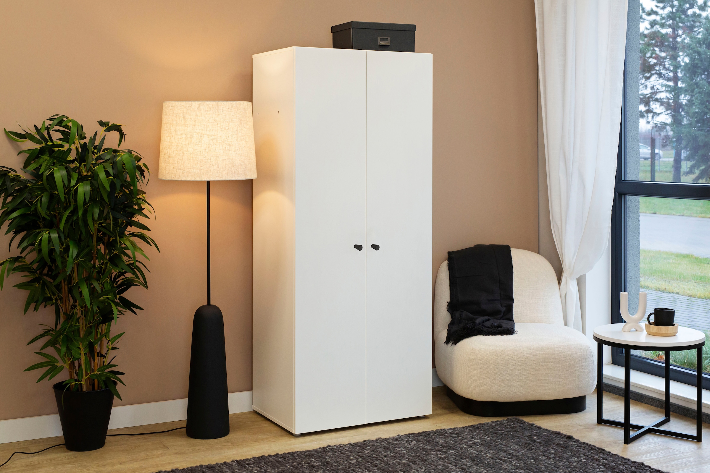 Schlafkontor Drehtürenschrank »Base Kleiderschrank Joe Garderobe Hochschrank Wäscheschrank«, Bega Schrank Schlafzimmer Bestseller