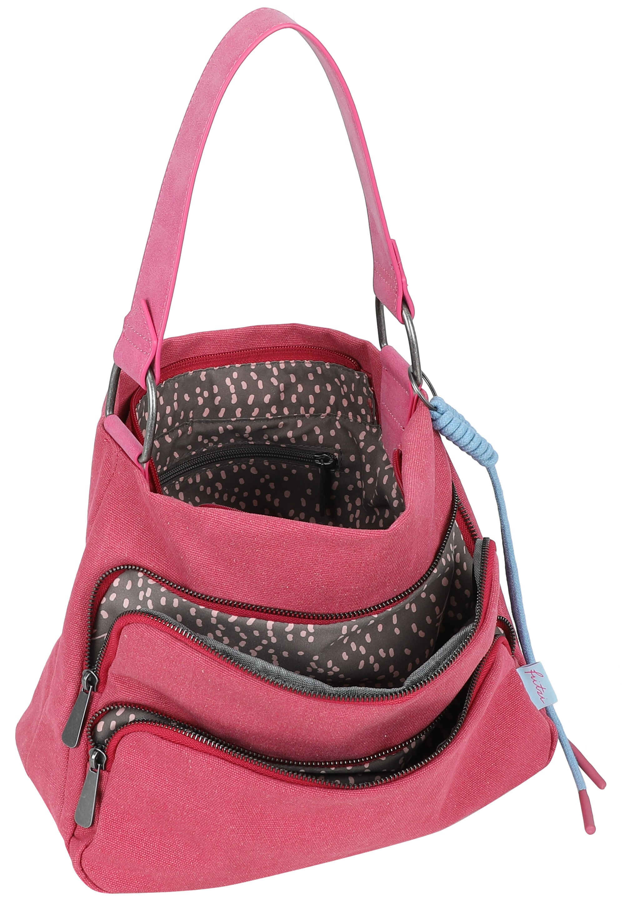 Fritzi aus Preußen Schultertasche »Donny Hobo« mit Reißverschlüssen