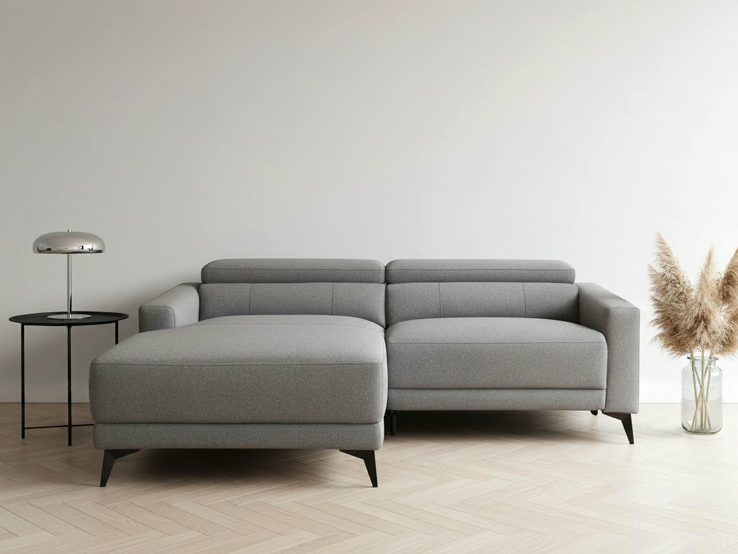 OTTO home Ecksofa "LEWII, L-Form, 213 cm - elektr. Relaxfunktion" mit USB A günstig online kaufen