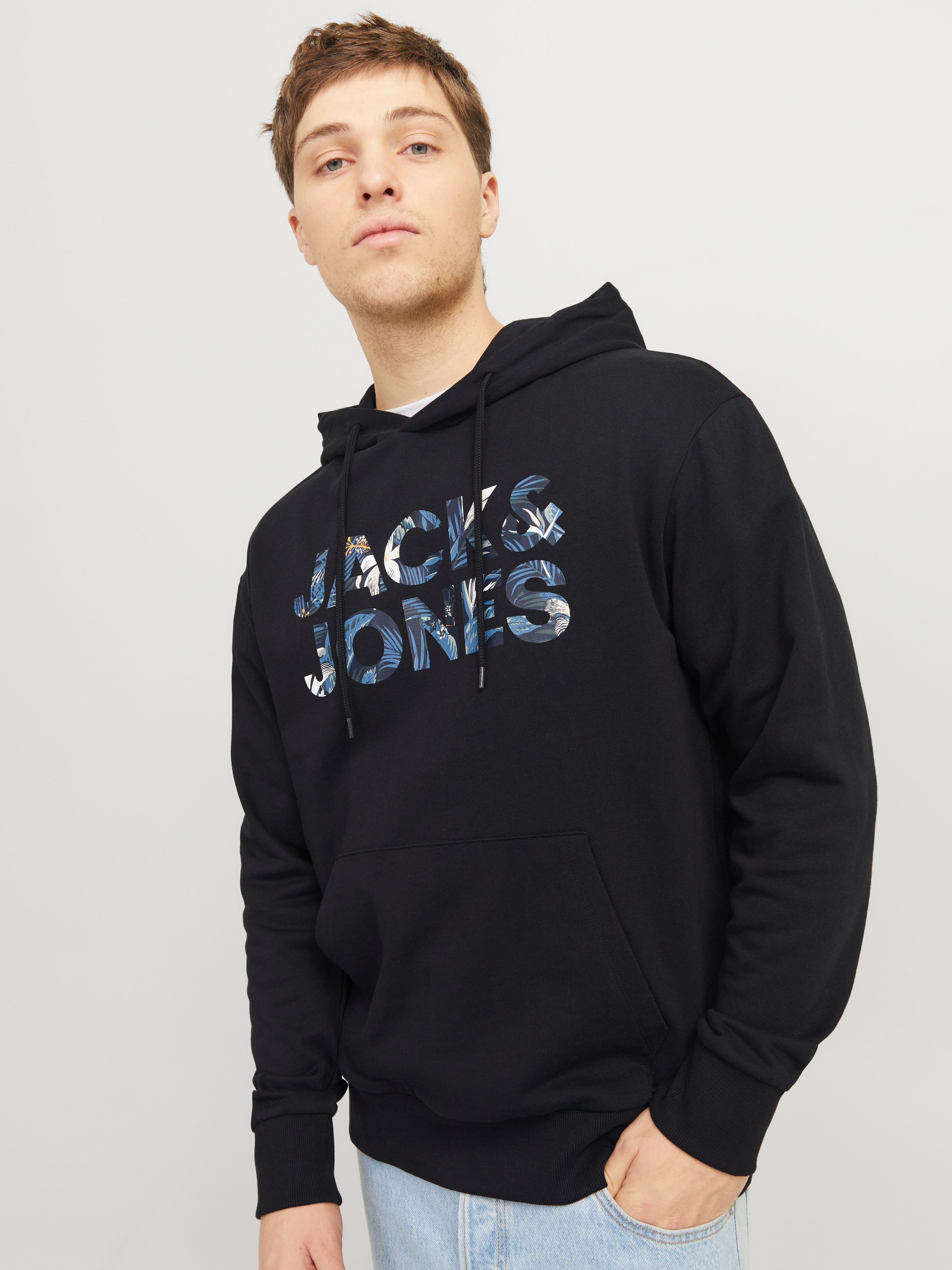 Jack & Jones Kapuzensweatshirt "JJEBRYAN CORP LOGO SWEAT HOOD NOOS", mit Lo günstig online kaufen