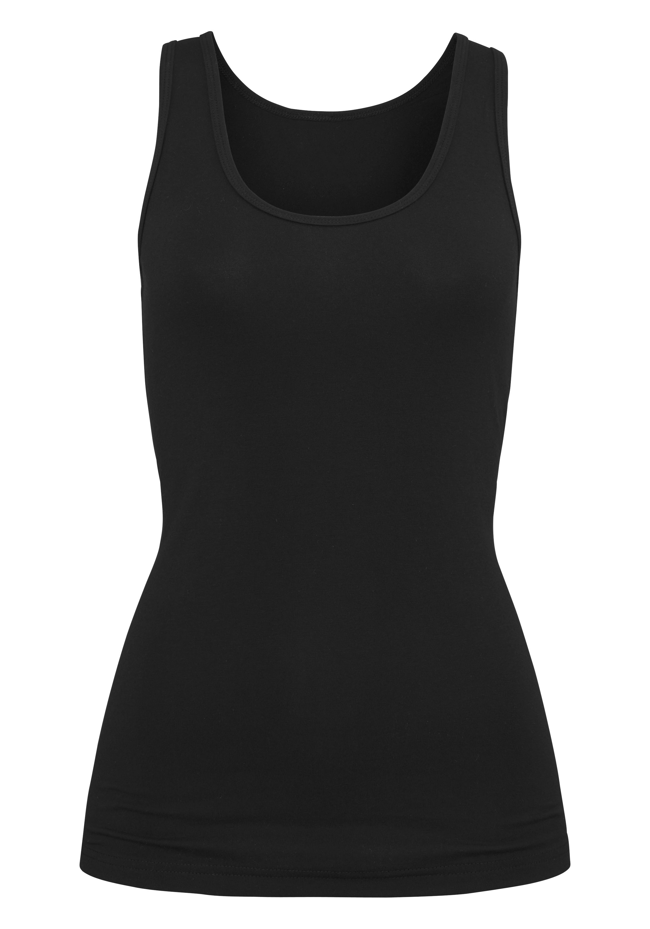 Thumbnail - H.I.S Unterhemd, (2er-Pack), aus elastischer Baumwoll-Qualität, Tanktop, Unterziehshirt