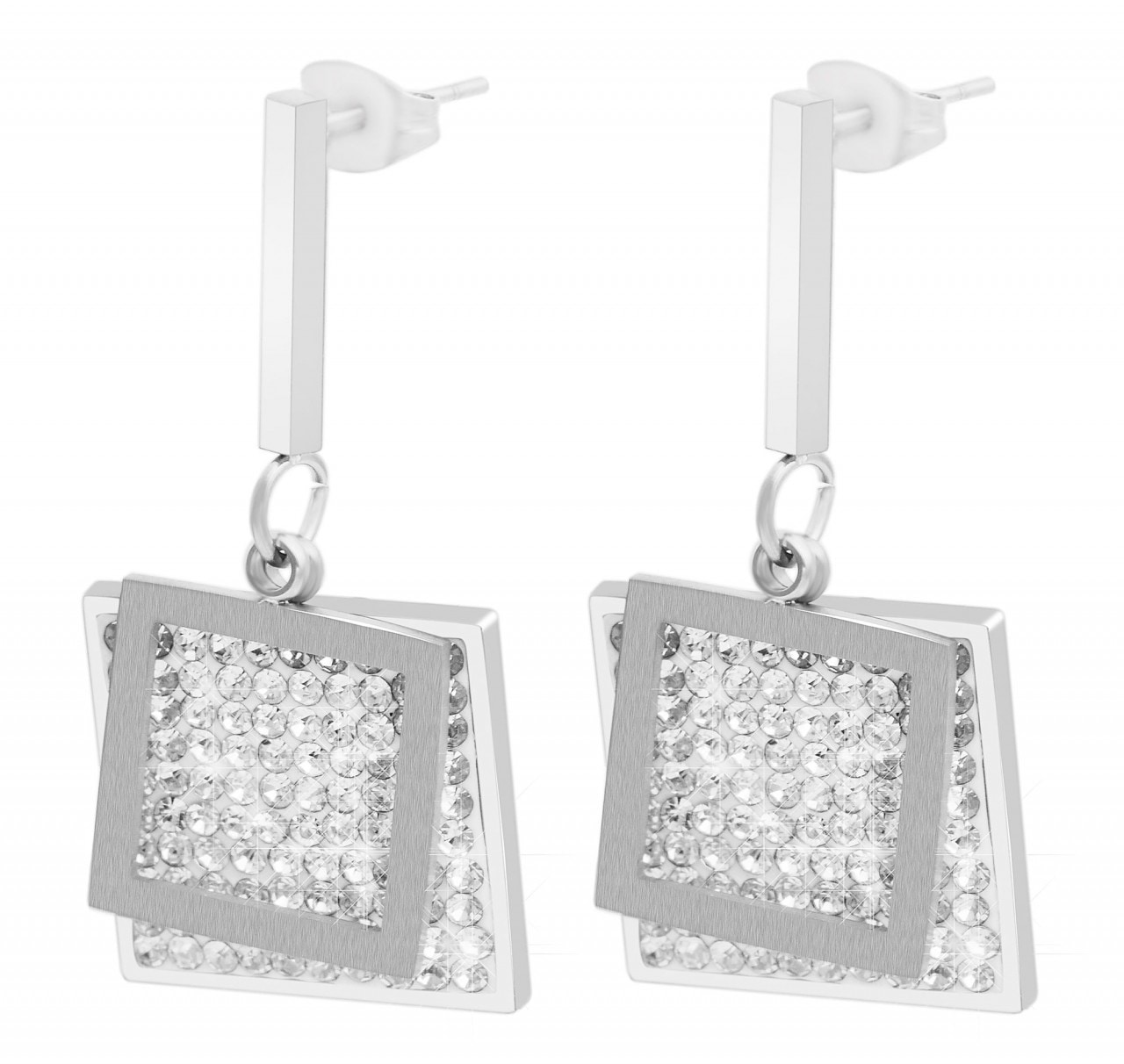 Adelia´s Paar Ohrhänger »Damen Ohrstecker aus Edelstahl«