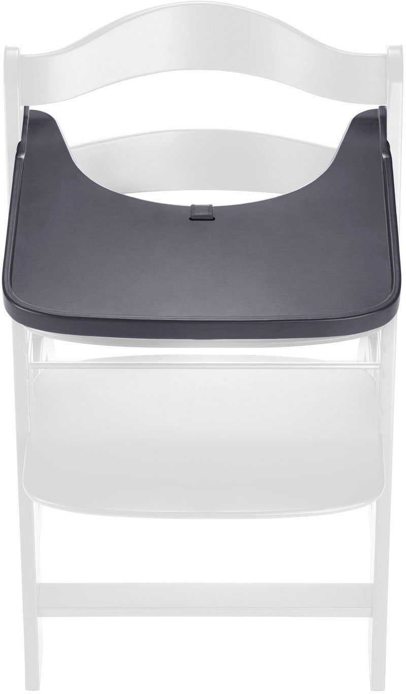 Hauck Hochstuhltablett »Alpha Wooden Tray Essbrett, Dark Grey«, FSC® - schützt Wald - weltweit