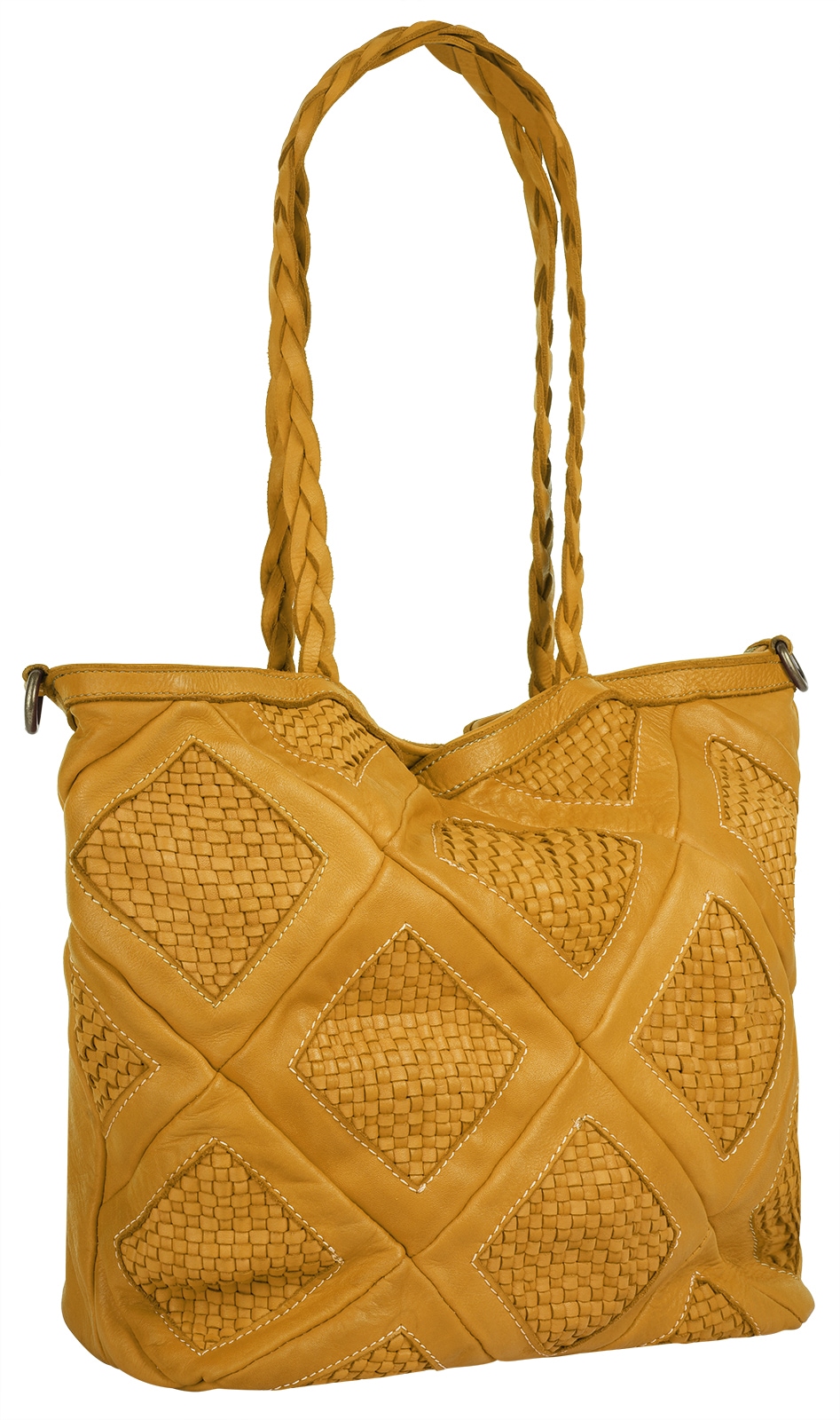 Samantha Look Shopper, echt Leder, Made in Italy